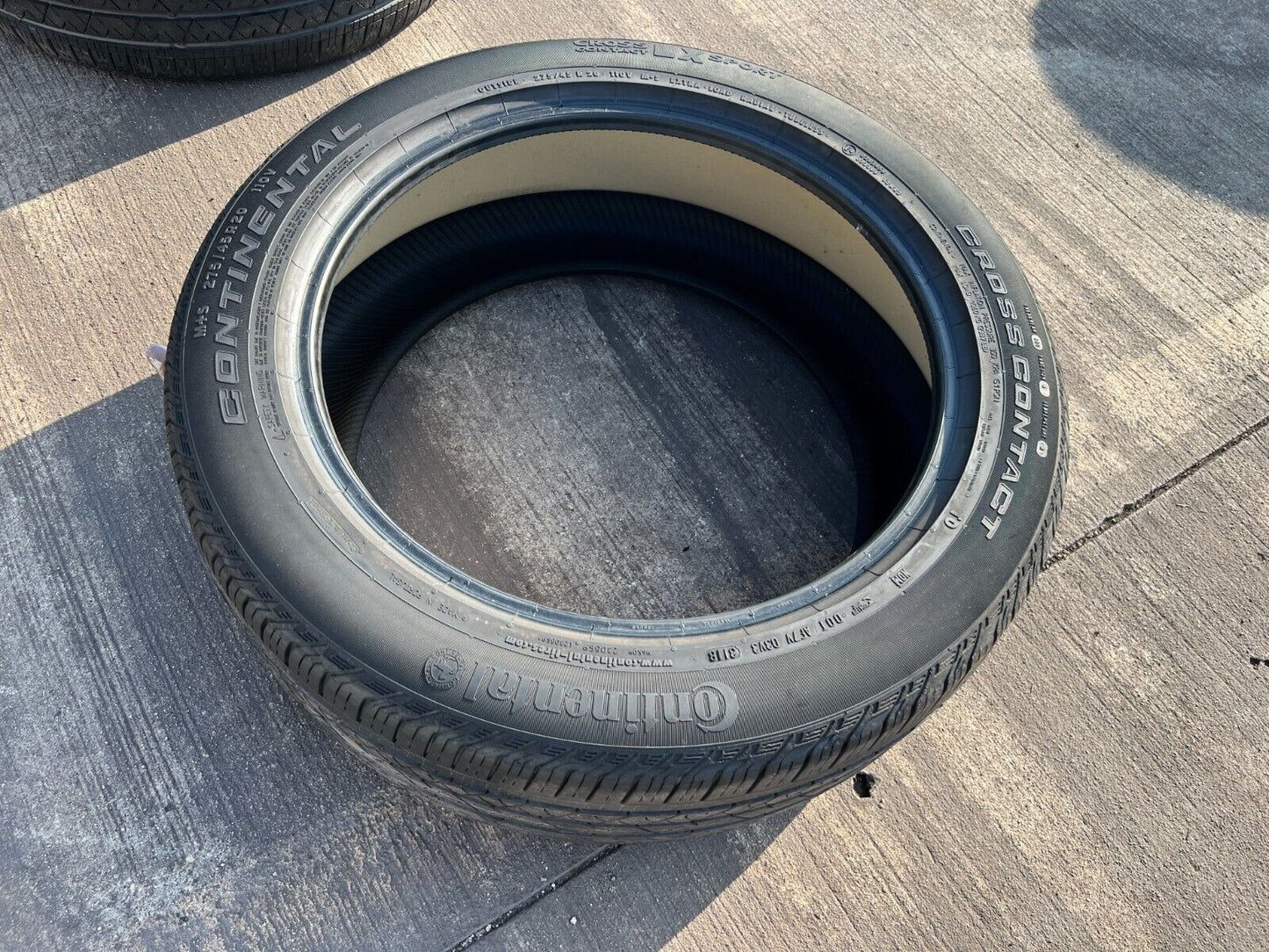 (1) 275/45/20 Continental Cross Contact spare tire