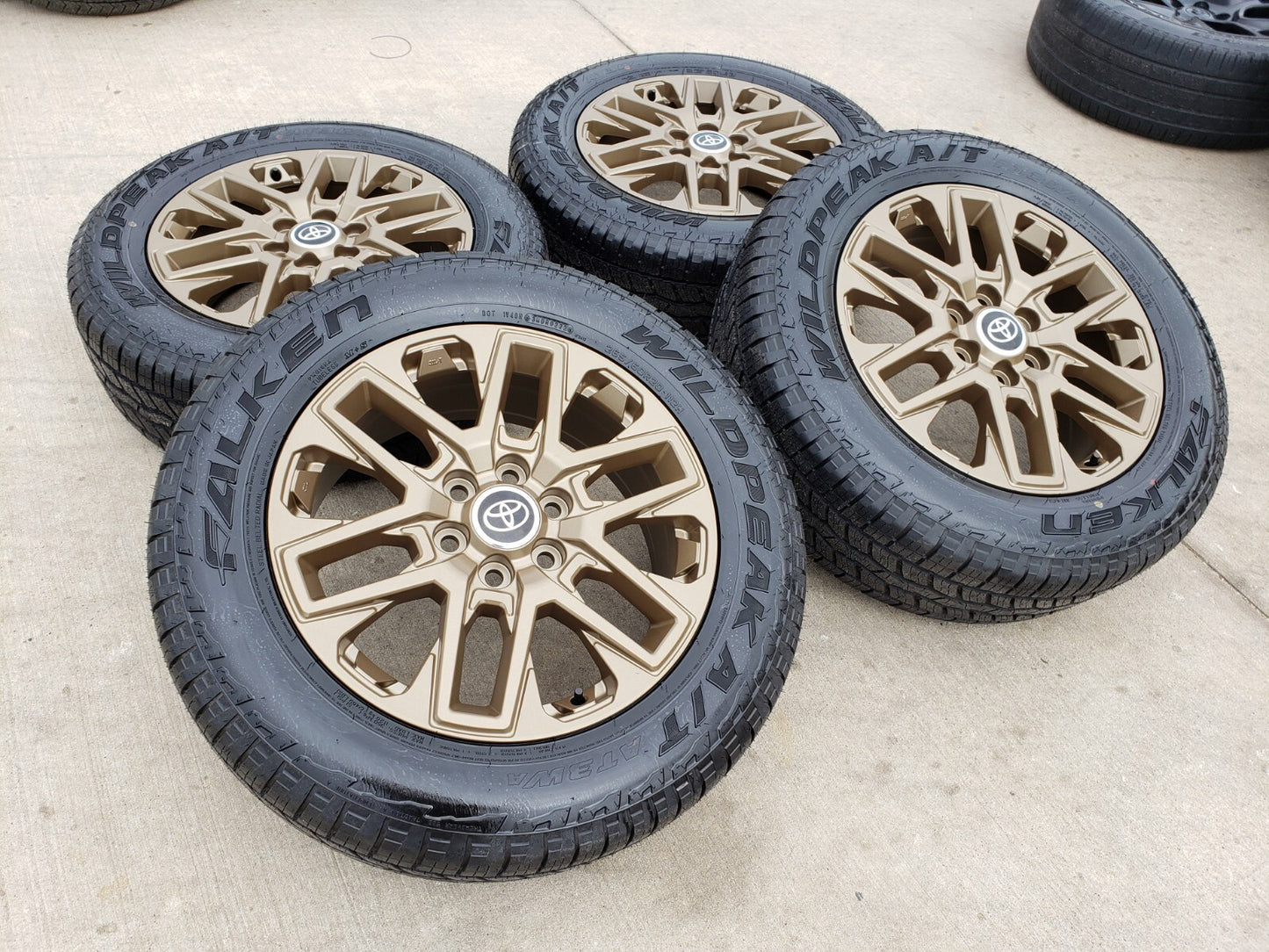 20" Toyota Tundra TRD OEM wheels rims BRONZE TSS 95295 75276 Sequoia 2026 NEW