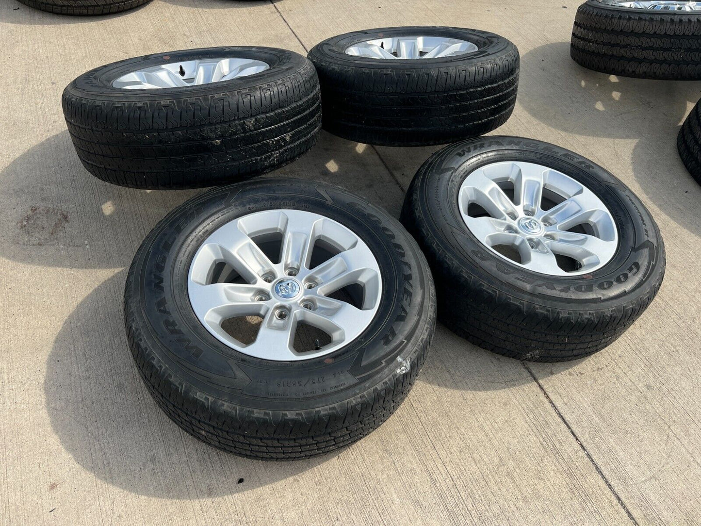 18" Dodge Ram 1500 OEM wheels rims 2672 tires 2020 2021 2022 2023 2024