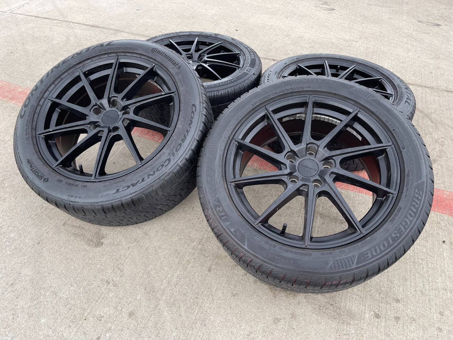 18" Liquid Metal Shadow wheels rims Mustang Accord Camry 5x114.3 5x4.5 tires