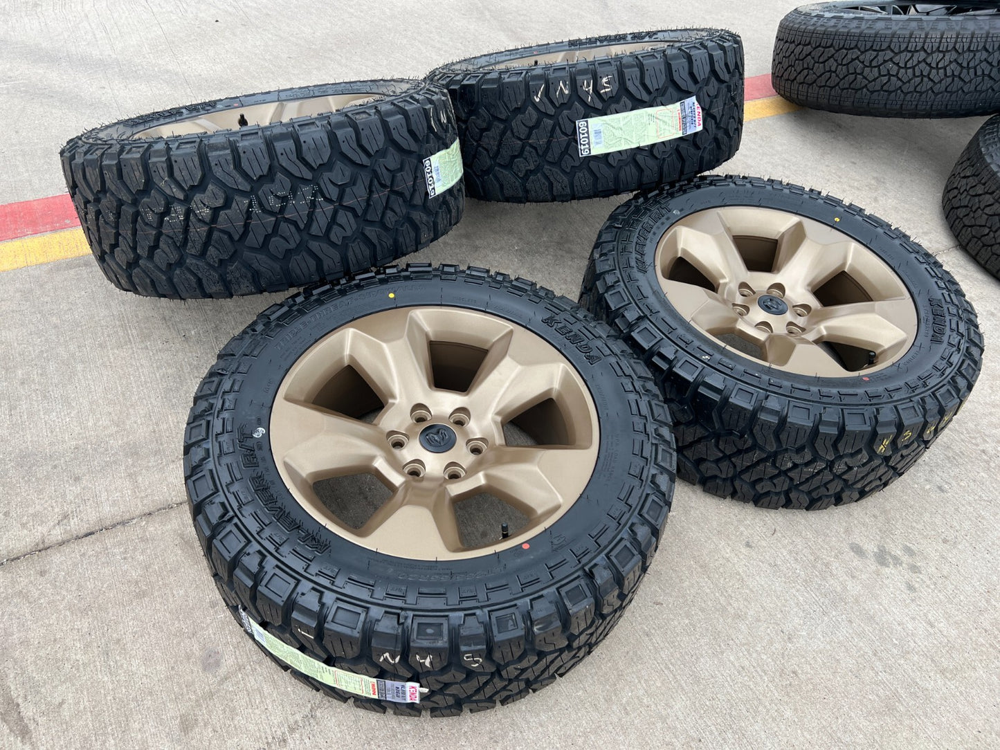 20" Dodge Ram 1500 OEM BRONZE ARMED FORCES 2675 2722 wheels rims NEW 33"