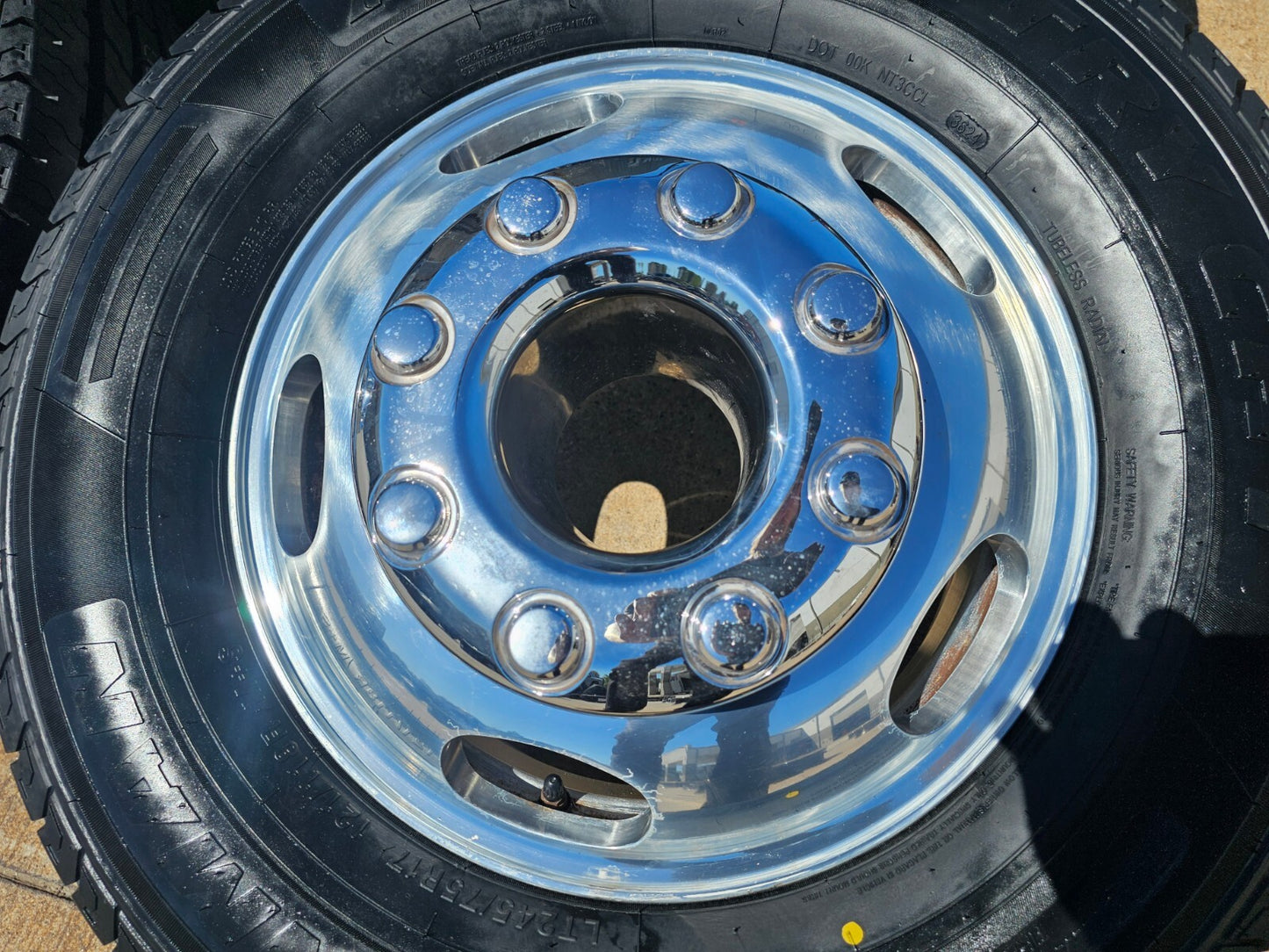 17" Ford F-350 Dually OEM rims wheels 3618 3619 99016 tires IRONMAN NEW