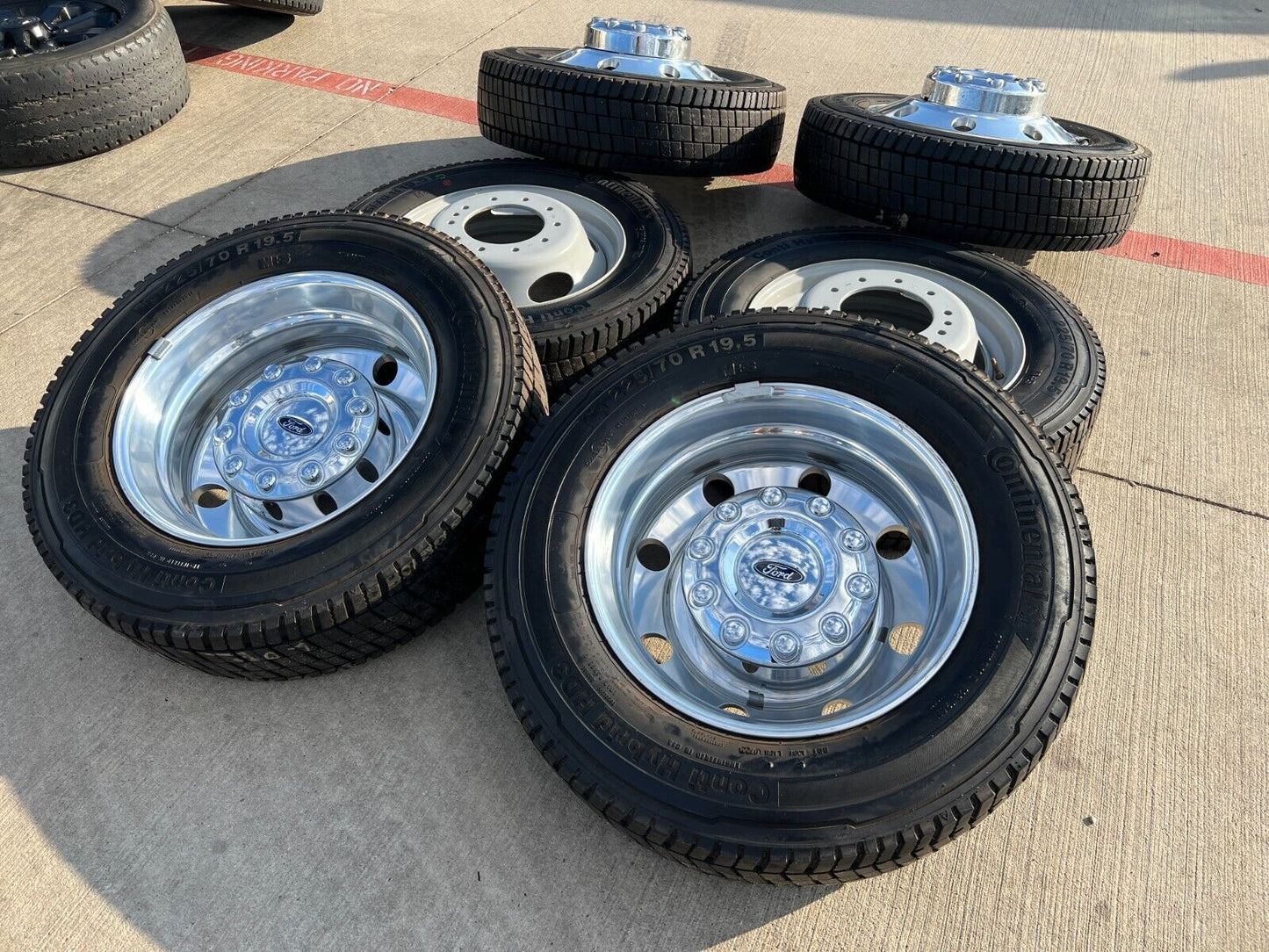 19.5" Ford F-450 Dually F-550 rims wheels RAM 4500 OEM 10x225 2022 2023 2024 NEW
