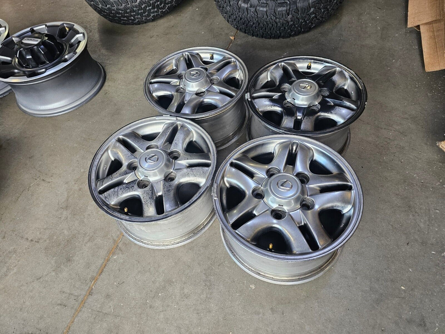 16" Lexus LX470 Toyota Land Cruiser OEM 74145 wheels rims 1998 1999 2000 2002