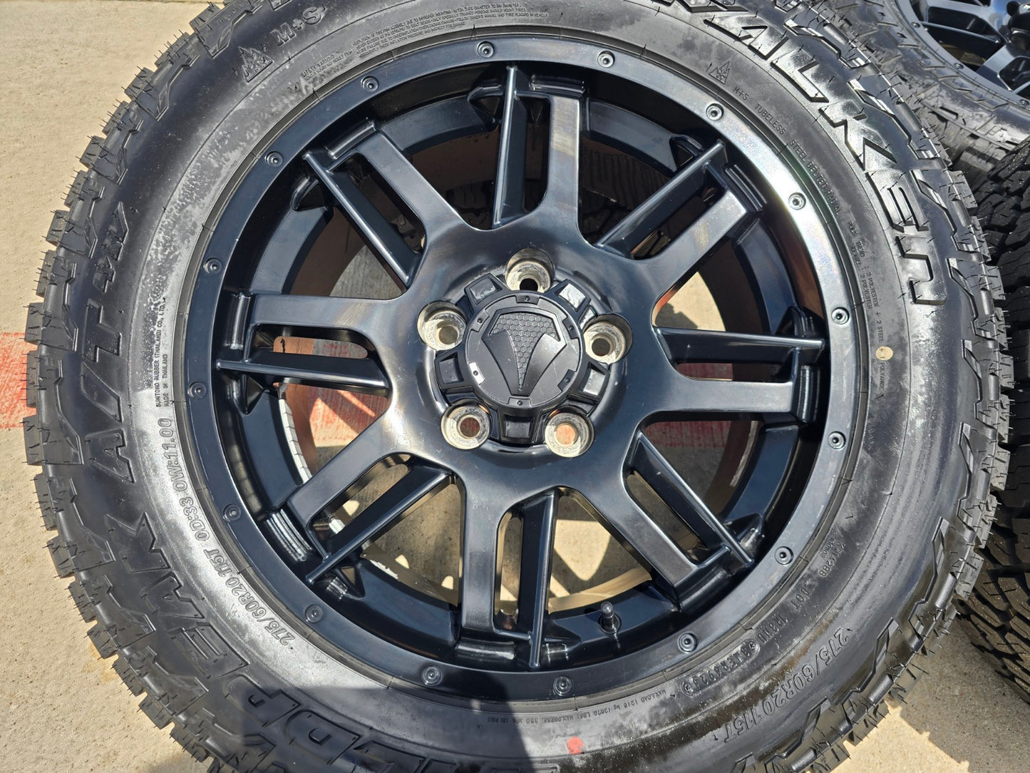 20" Toyota Tundra TSS TRD T Force OEM wheels rims 5x150 FALKEN WILDPEAK AT4