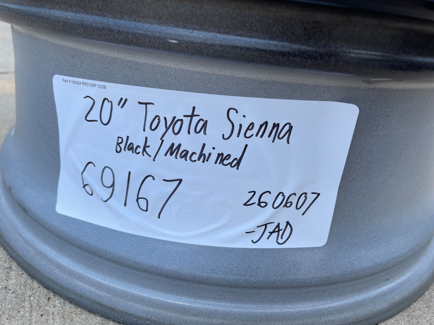20" Toyota Sienna OEM 69167 rim wheel Venza Rav4 CH-R 2022 2023 2024 2025 2026