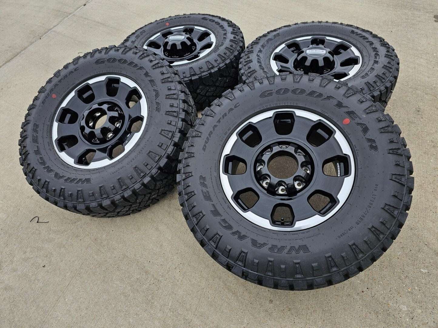 18" Ford F-250 F-350 OEM TREMOR 10482 black rims wheels 2023 2024 2025 NEW