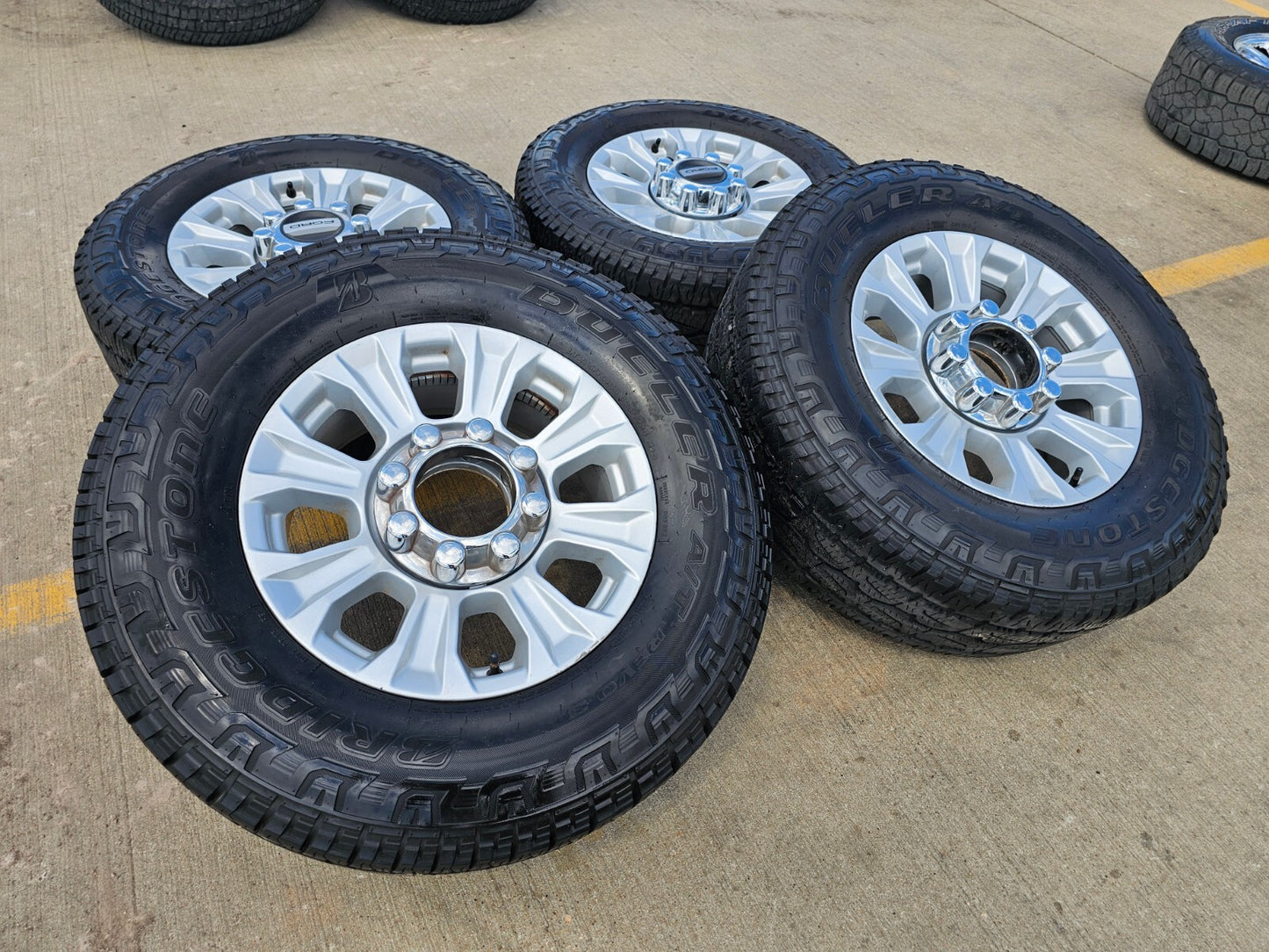 18" Ford F-250 F-350 OEM Lariat 10097 rims wheels 2021 2022 2023 2024 2025