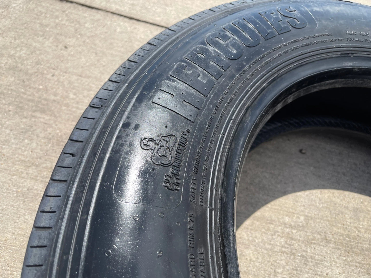 (1) 245/70/19.5 Hercules Strong Guard HR-A tire 128 245/70r19.5 LT 14 PLY