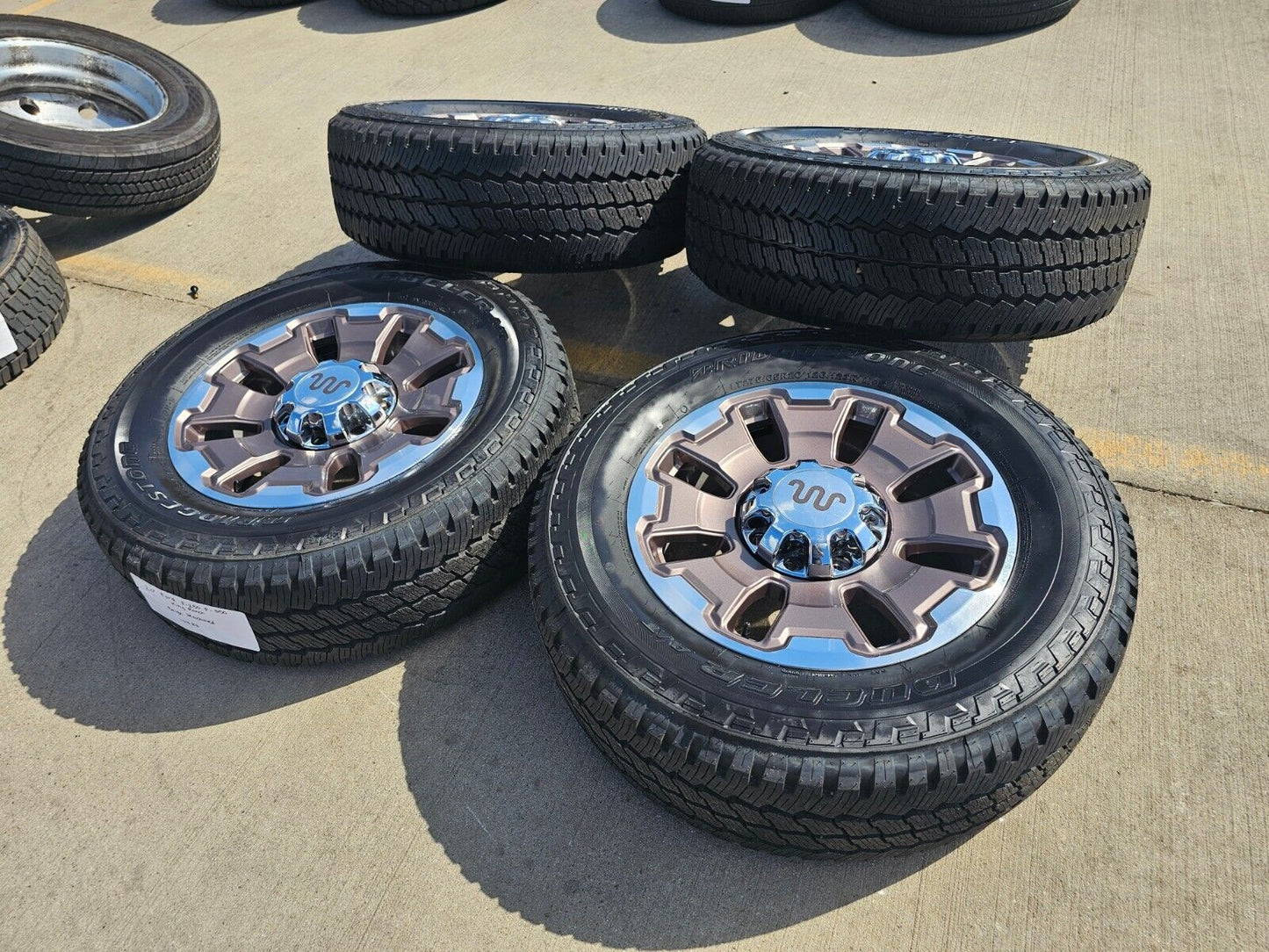 20" Ford F-250 F-350 OEM KING RANCH tan wheels rims 10487 2024 2025 NEW