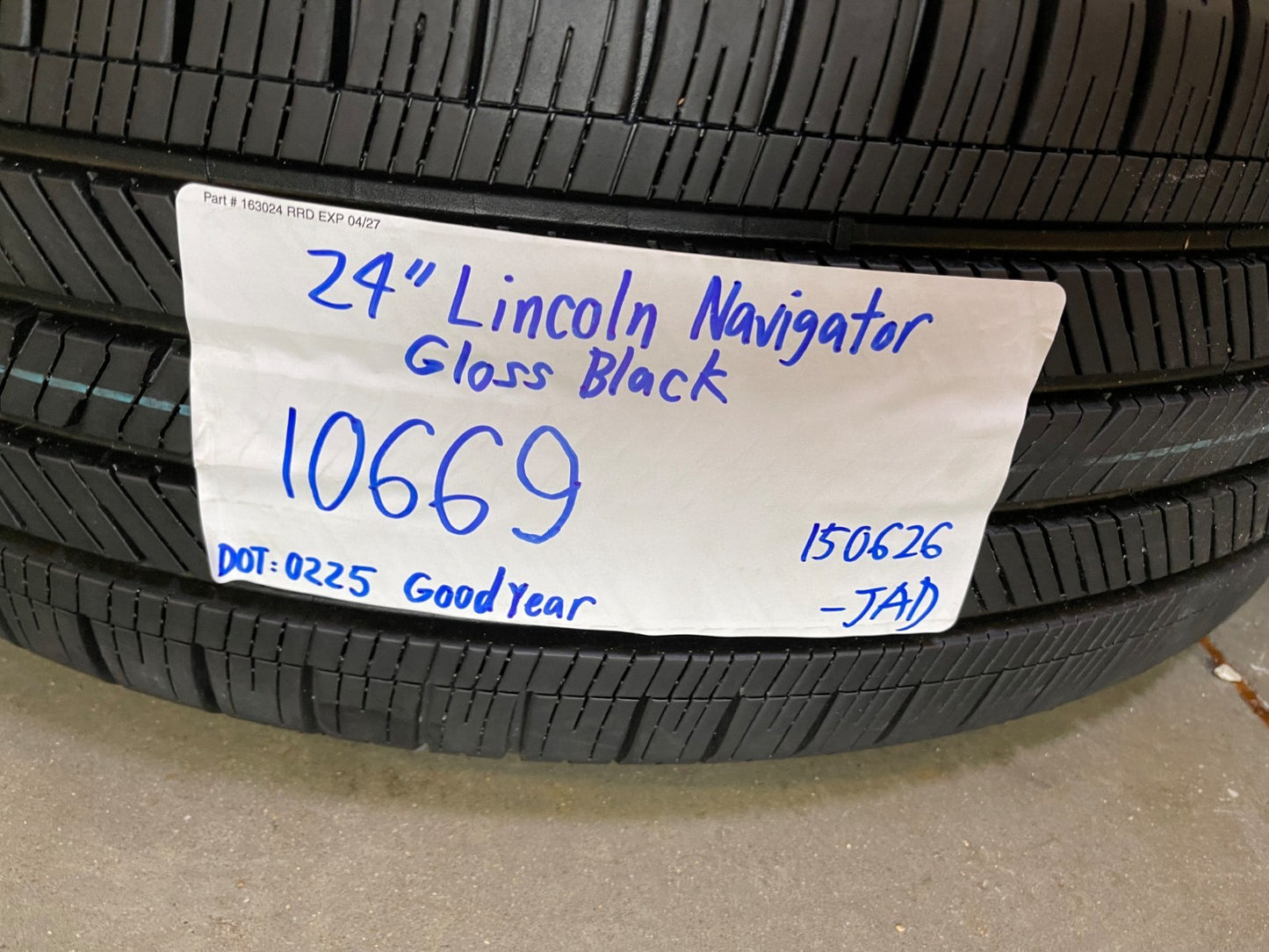 24" Lincoln Navigator BLACK LABEL OEM 10669 rims wheels Ford 2025 2026 2027 NEW