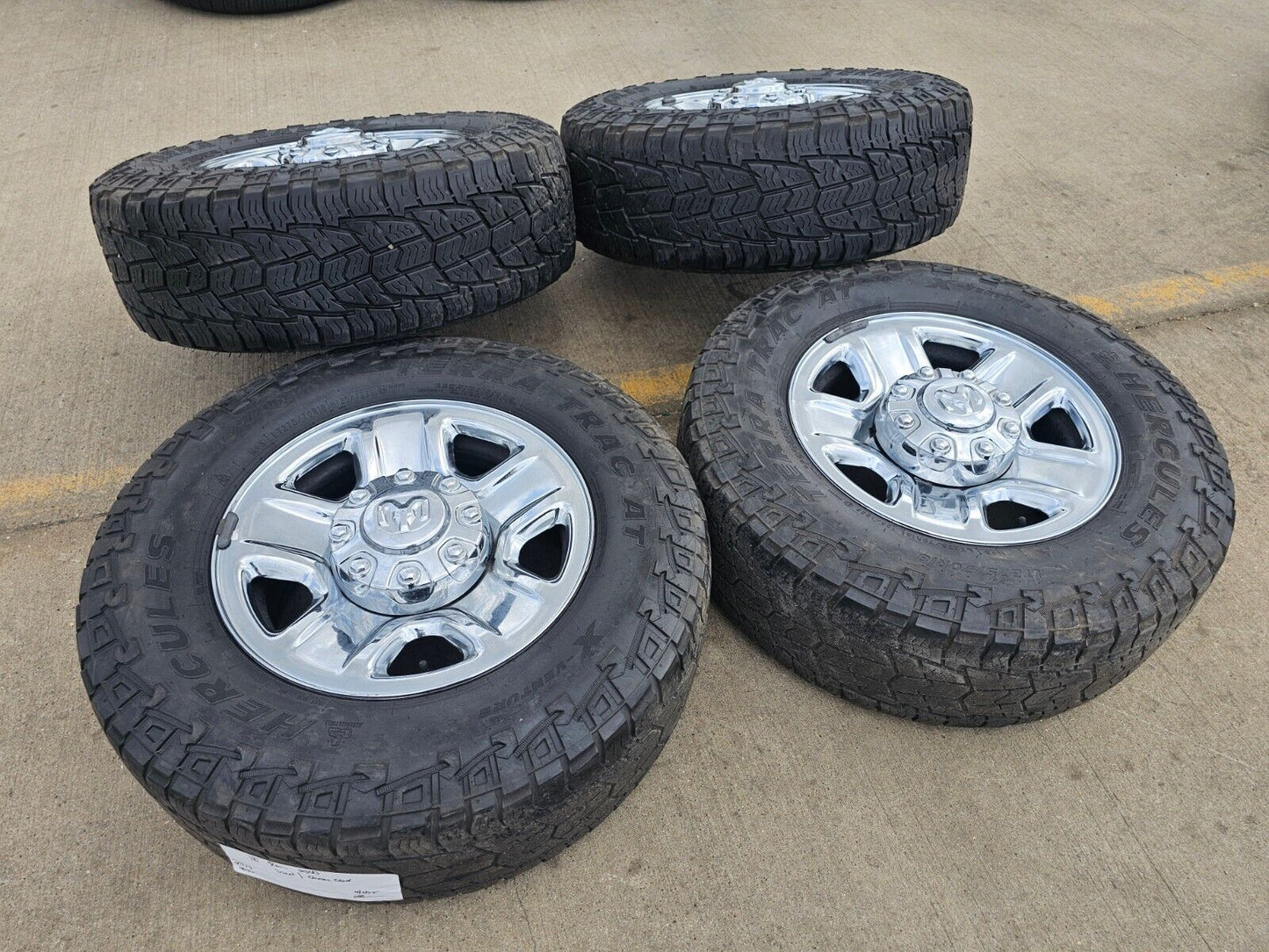 18" Dodge Ram 2500 3500 STEEL chrome OEM 2473 wheels rims tires HERCULES