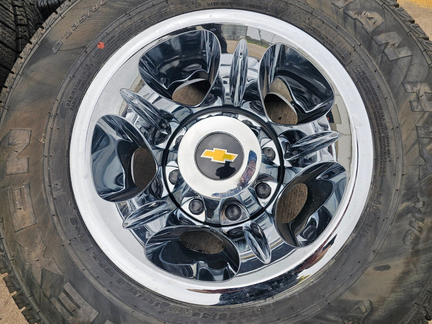 17" Chevy Silverado GMC Sierra 3500 Dually simulator rims wheels OEM 8094 NEW