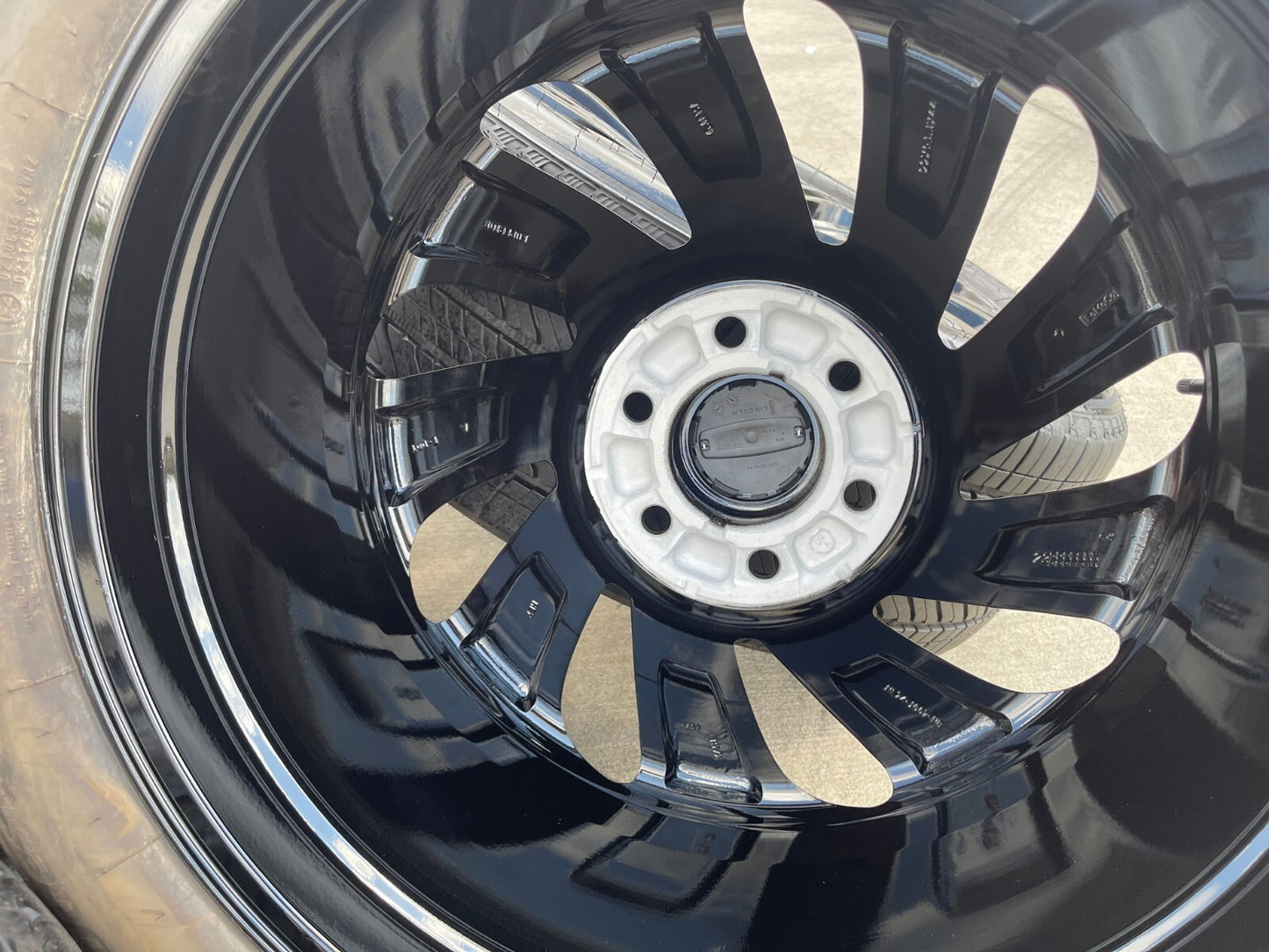 22" Lincoln Navigator BLACK LABEL OEM 10497 rims wheels tires