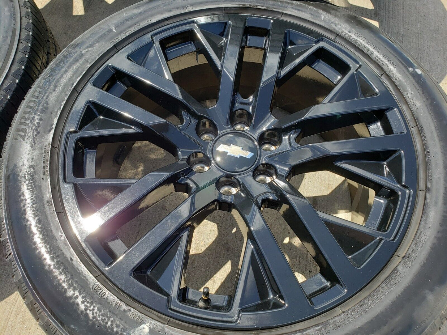 22" Chevy Silverado GMC OEM black Yukon Tahoe 5903 wheels rims 2022 2023 2024