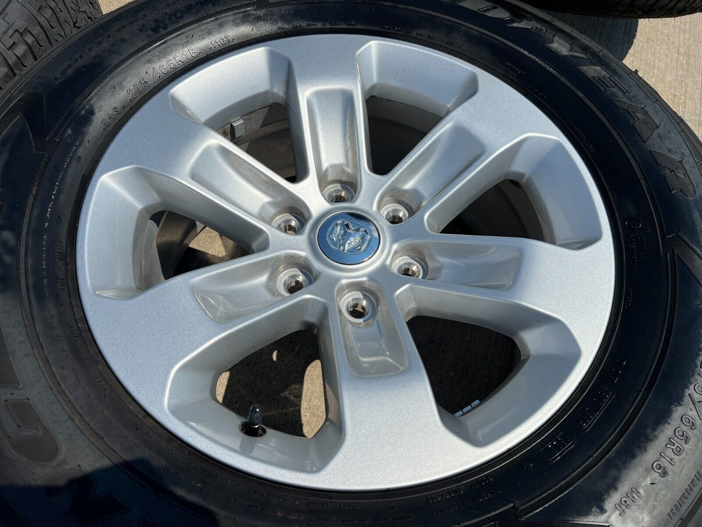 18" Dodge Ram 1500 OEM wheels rims 6x5.5 2672 tires 2019 2020 2021 2022 2023