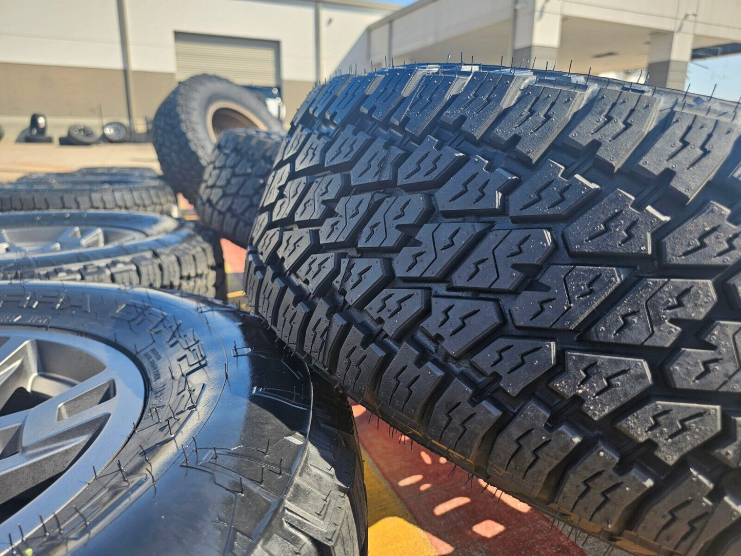 17" Toyota Tacoma 4Runner OEM wheels rims black 75167 TRD FJ Nitto tires NEW