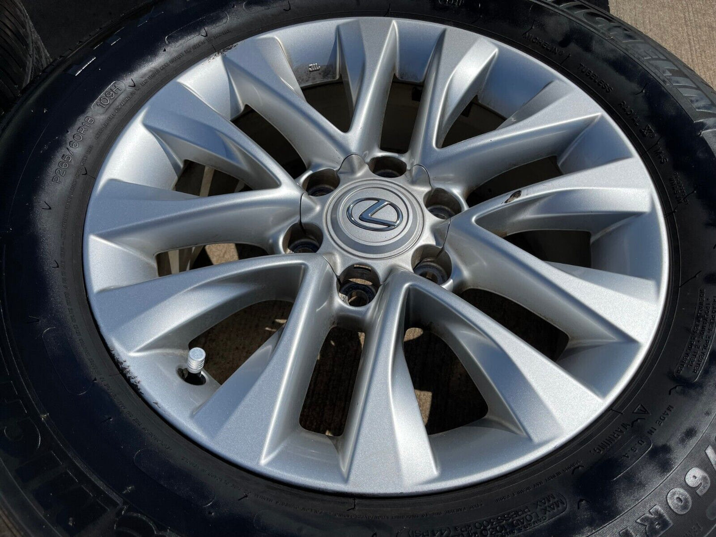 18" Lexus GX460 GX470 Tacoma 4Runner OEM CHROME wheels rims 74297 tires MICHELIN