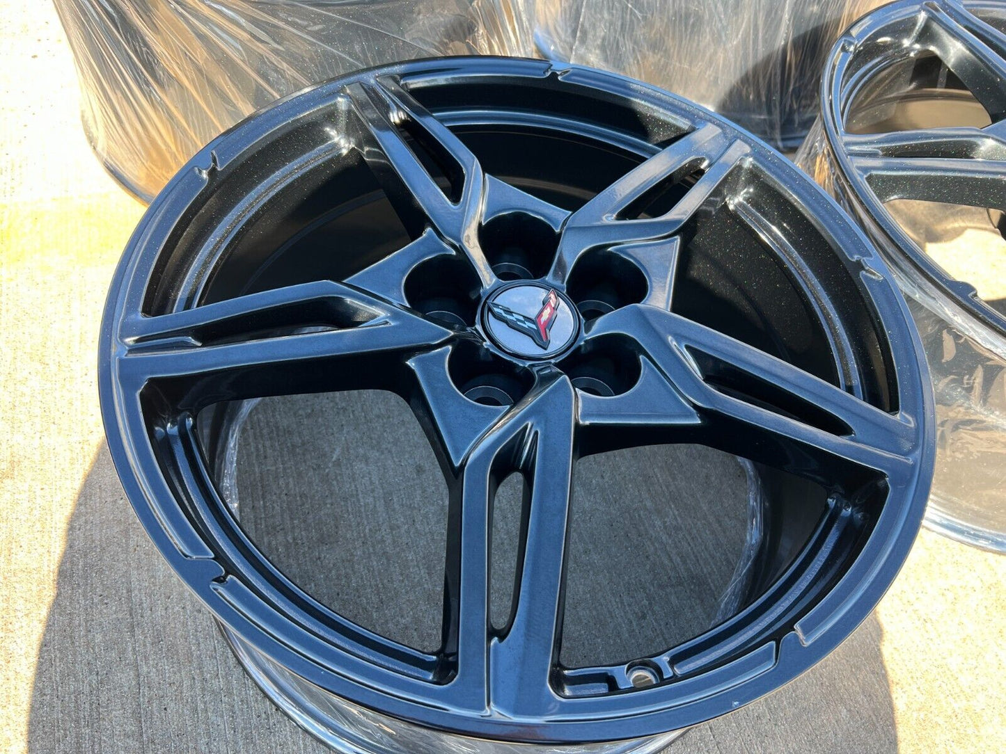 19" + 20" Chevy Corvette C8 OEM wheels rims 14009 200268 2022 2023 2024 2025 NEW