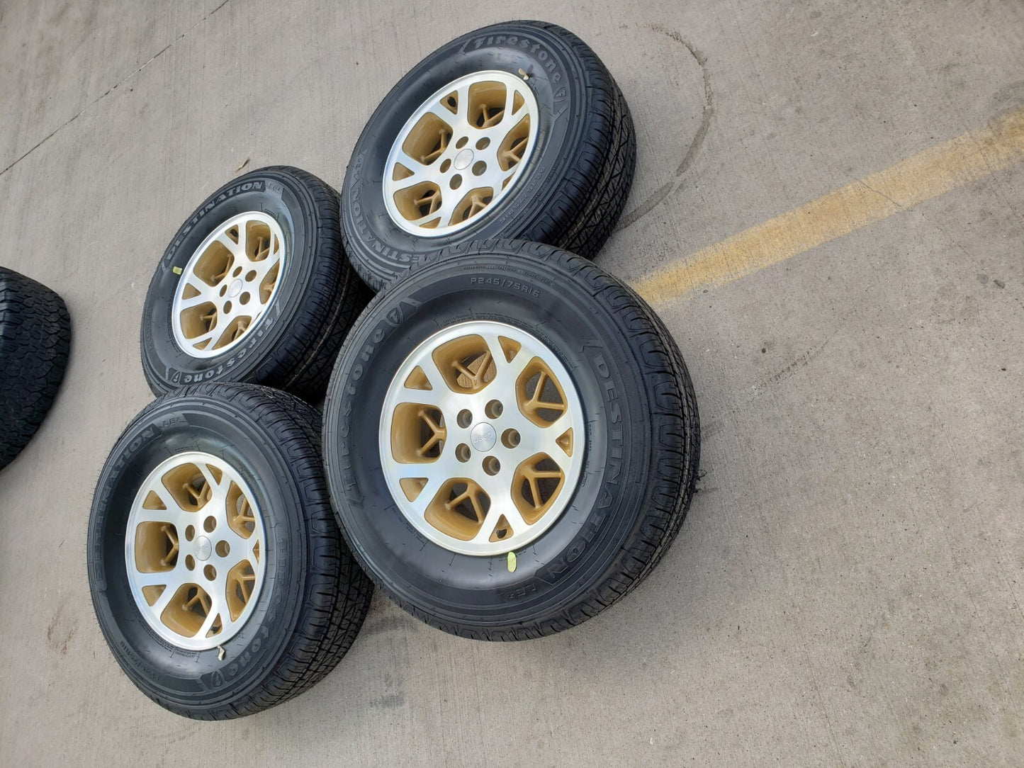 16" Jeep Grand Cherokee wheels rims 9015 5x4.5 tires 1996 1997 1998 1999 2000