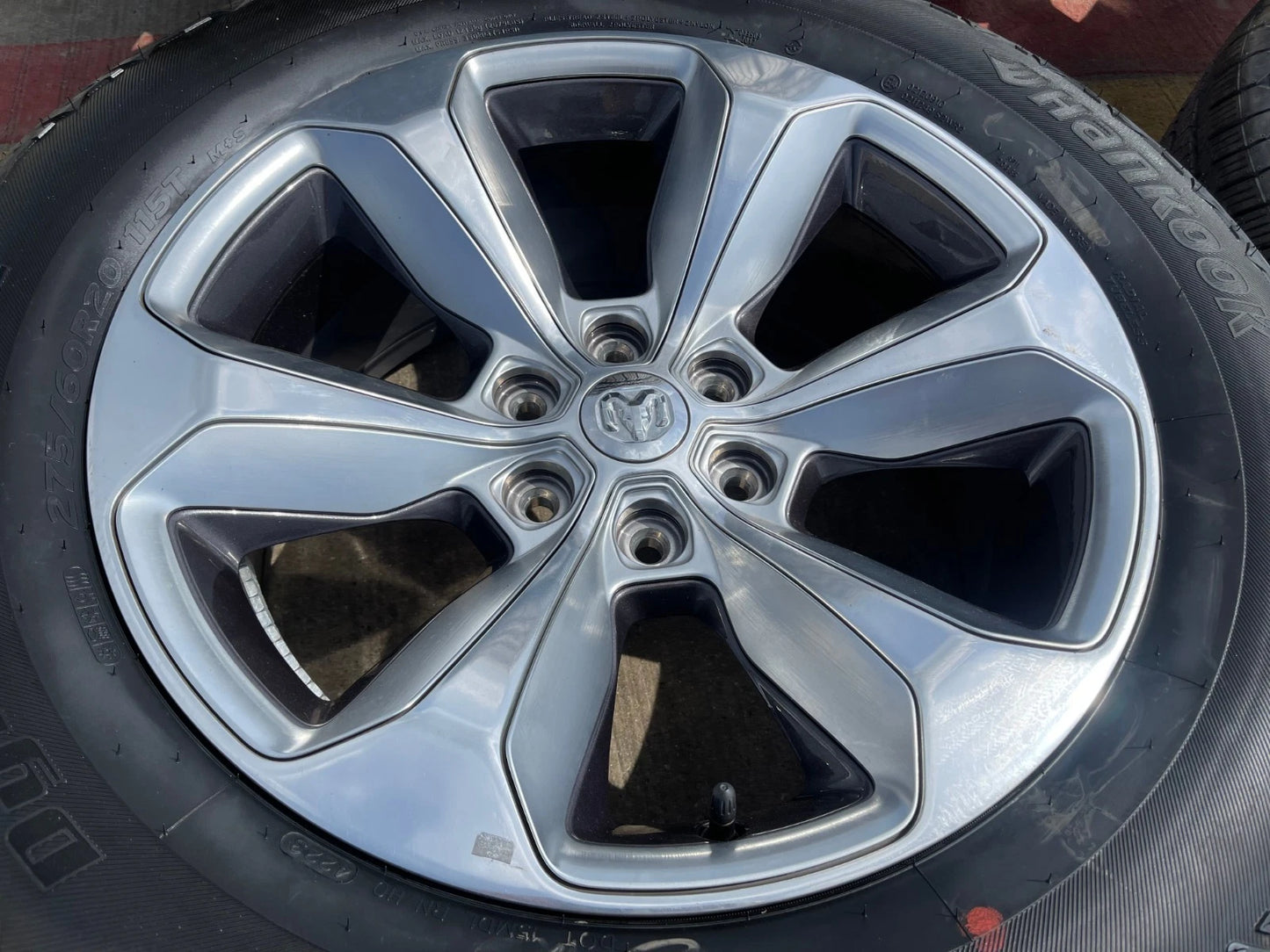 20" Dodge Ram 1500 OEM Laramie wheels rims 2681 tires HANKOOK