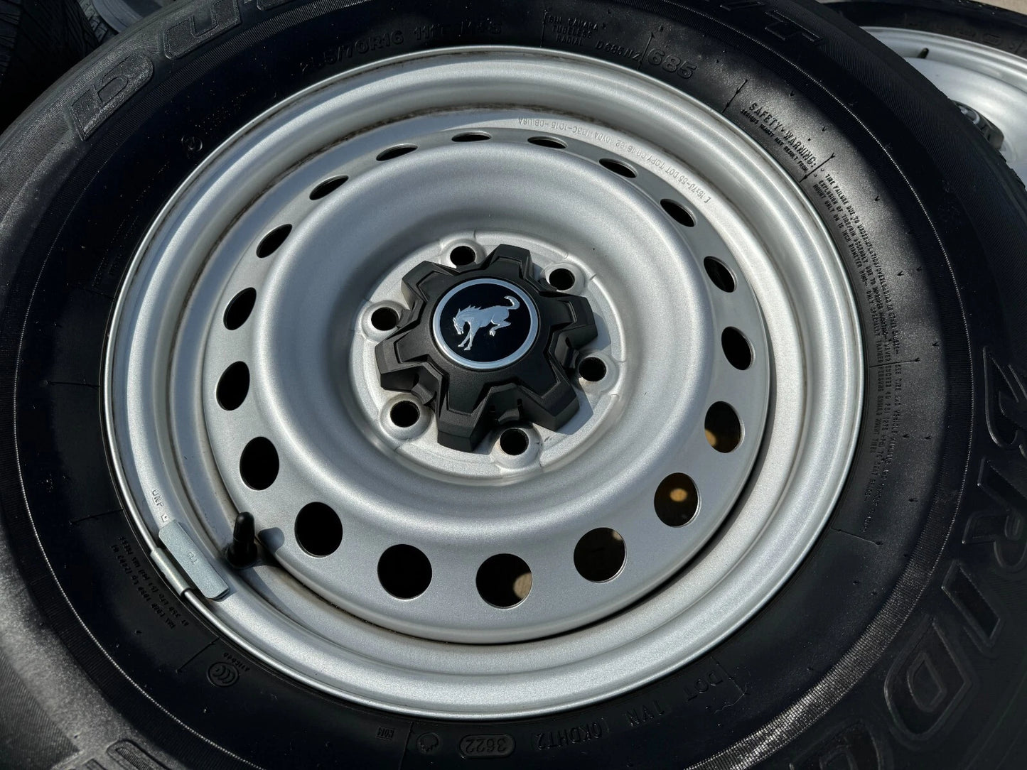 16" Ford Bronco steel wheels rims tires 10226 Ranger 2021 2022 2023 2024 2025