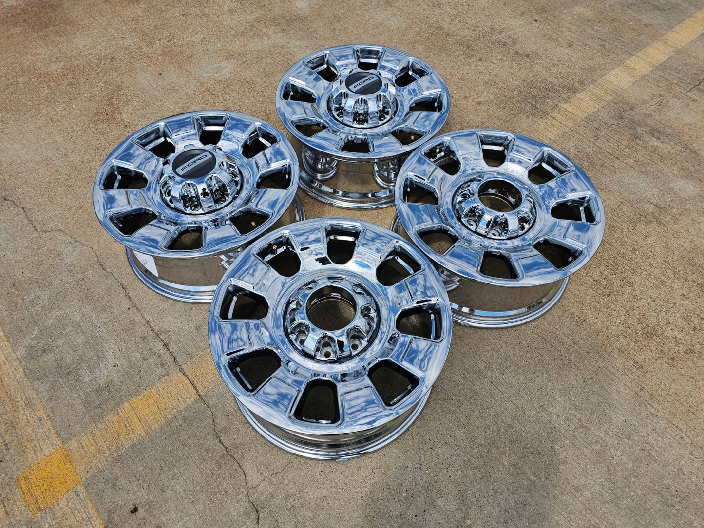 20" Ford F-250 F-350 OEM Lariat 10295 25085 10552 wheels rims 2024 2025 2026