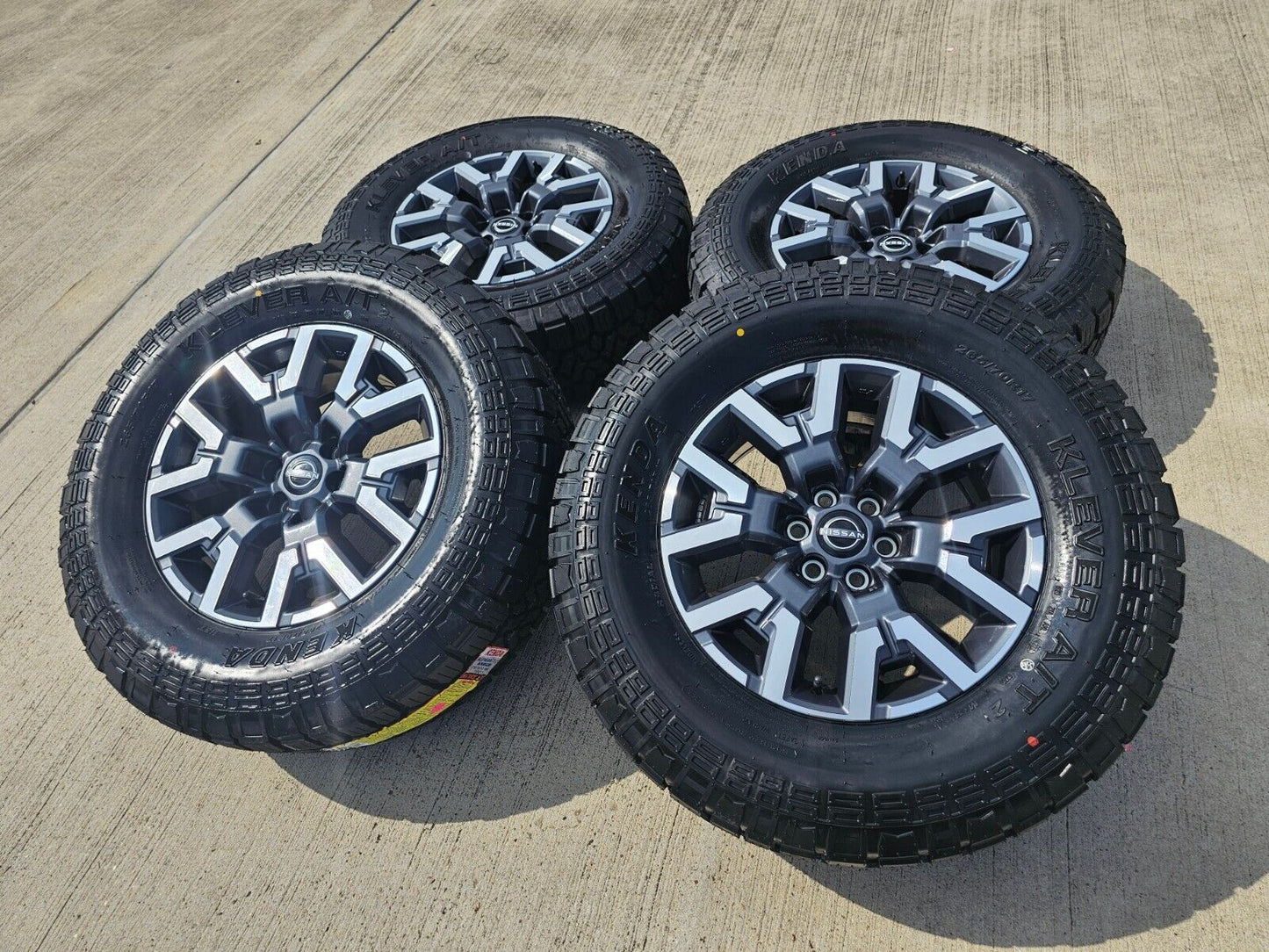 17" Nissan Frontier OEM Desert Runner 62832 wheels rims tires 2023 2024 2025 NEW