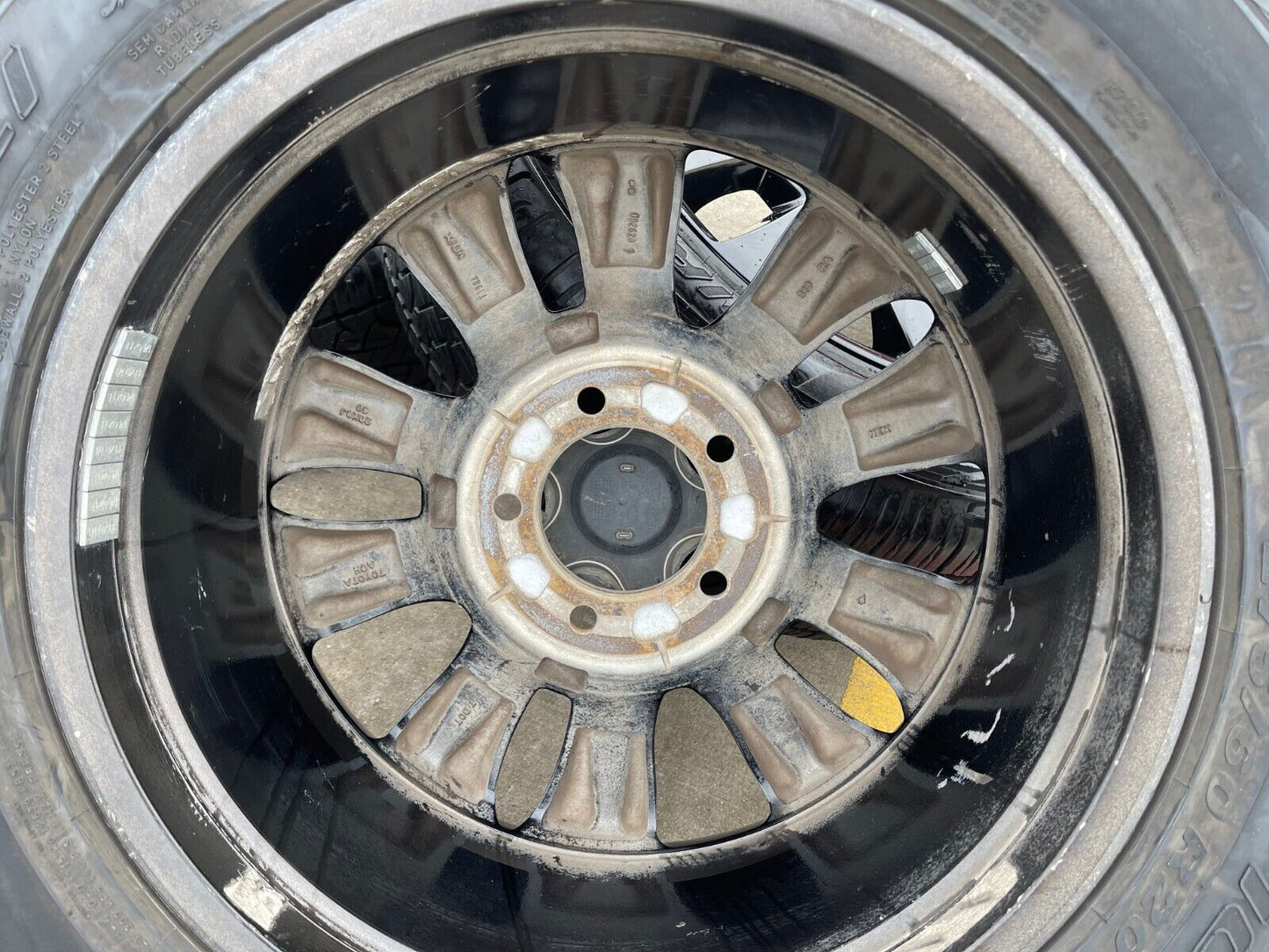 20" Toyota Tundra Sequoia Platinum OEM Black 5x150 ONLY rims 69533 tires