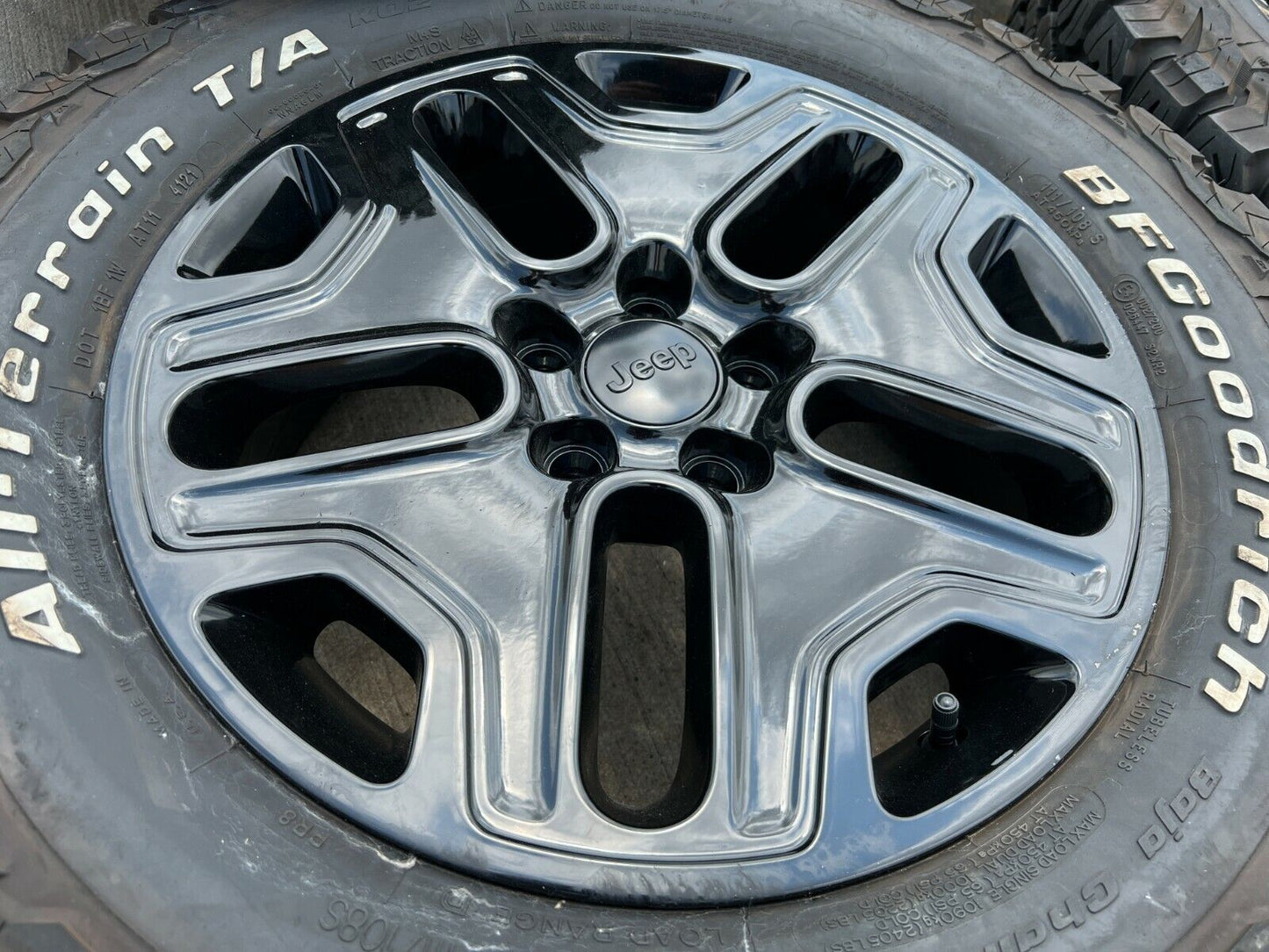 17" Jeep Cherokee wheels OEM rims Compass Renegade 9199 BFG NEW