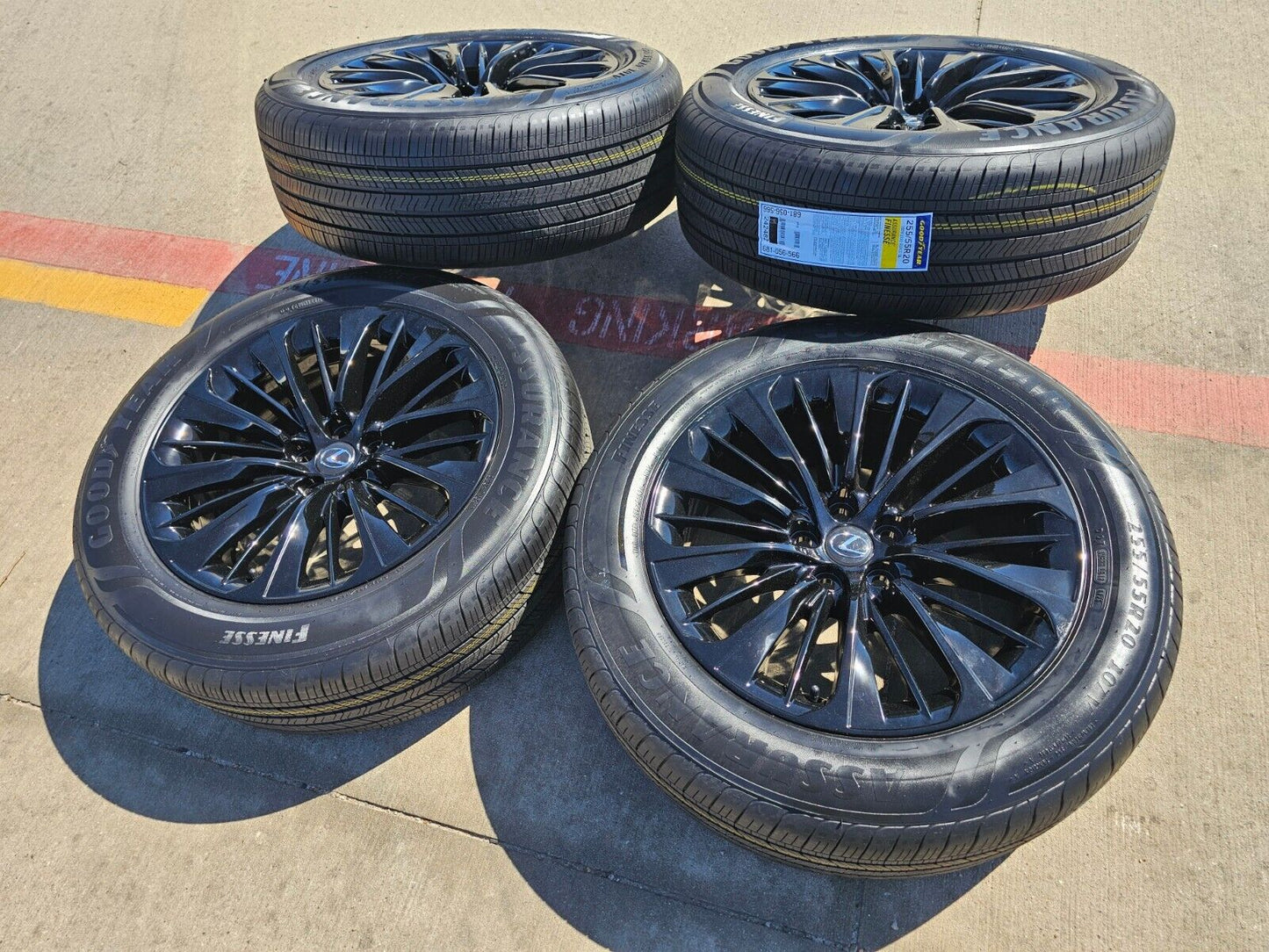 20" Lexus TX350 OEM wheels rims 74370 LC500 LS500 LS500H 2022 2023 2024 2025 NEW