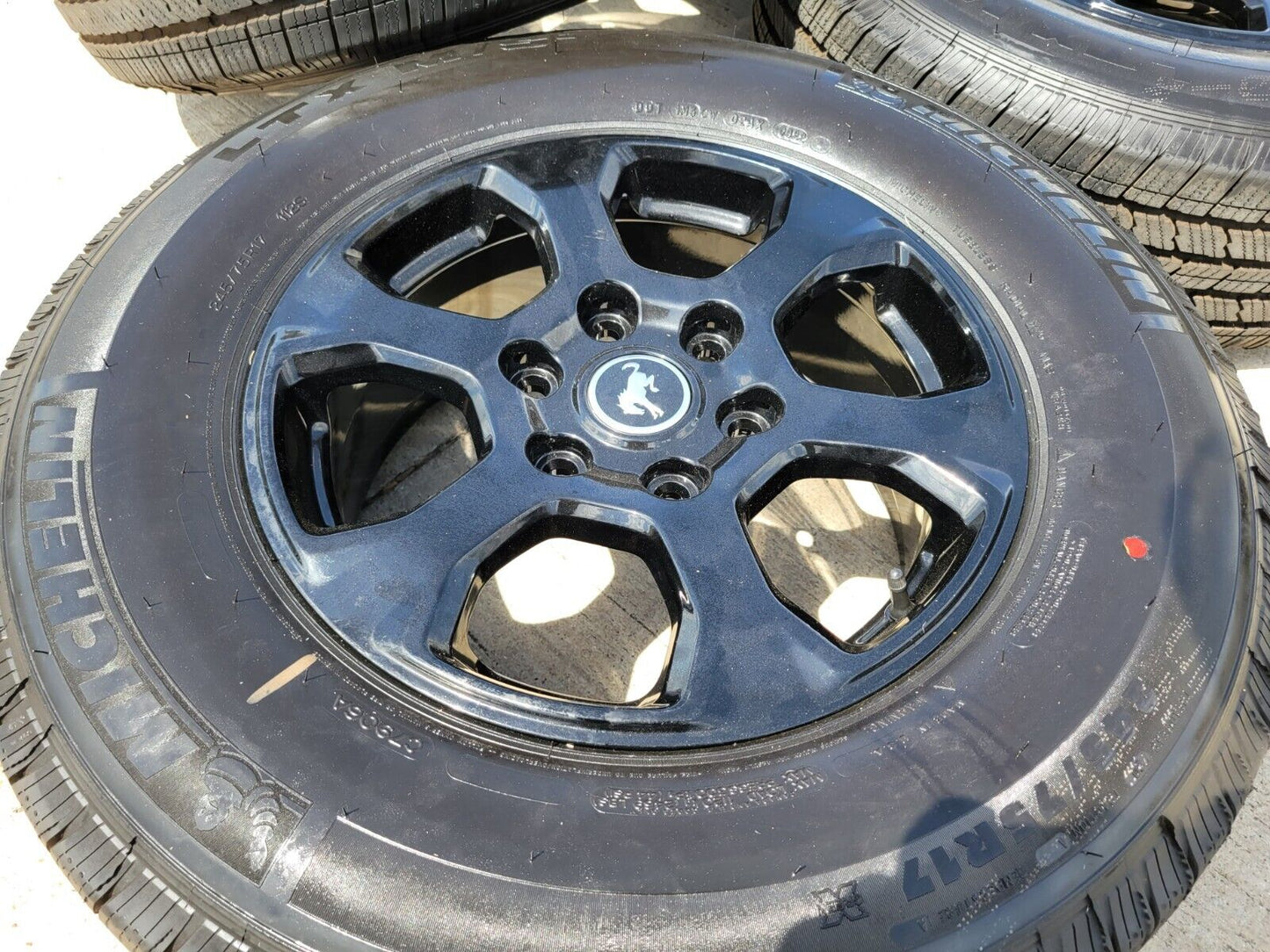17" Ford Bronco wheels rims tires black Ranger 6x139 2021 2022 2023 2024 NEW