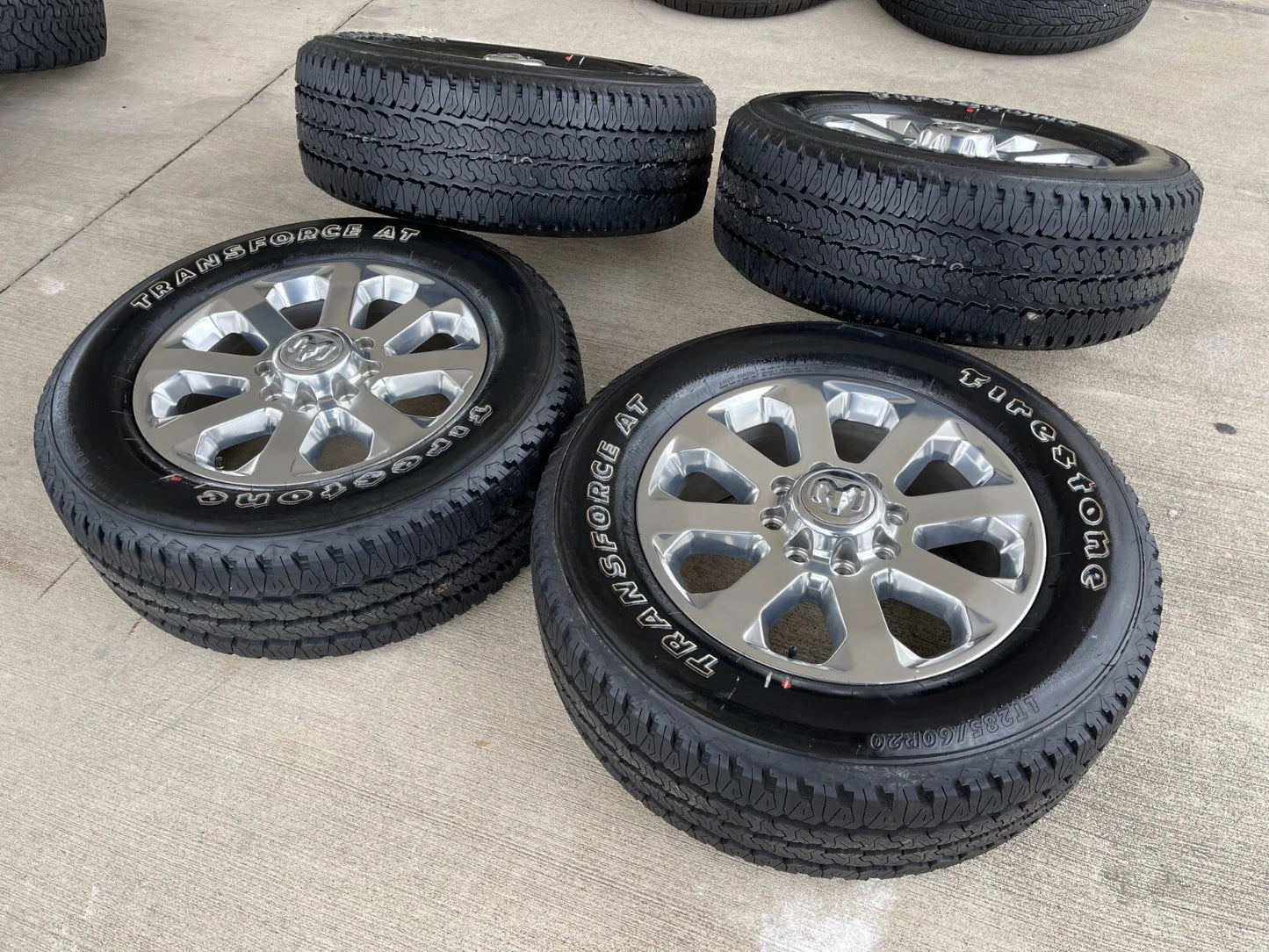 20" Dodge Ram 2500 3500 LARAMIE OEM 2700 wheels rims A/T tires 2024 2025 NEW