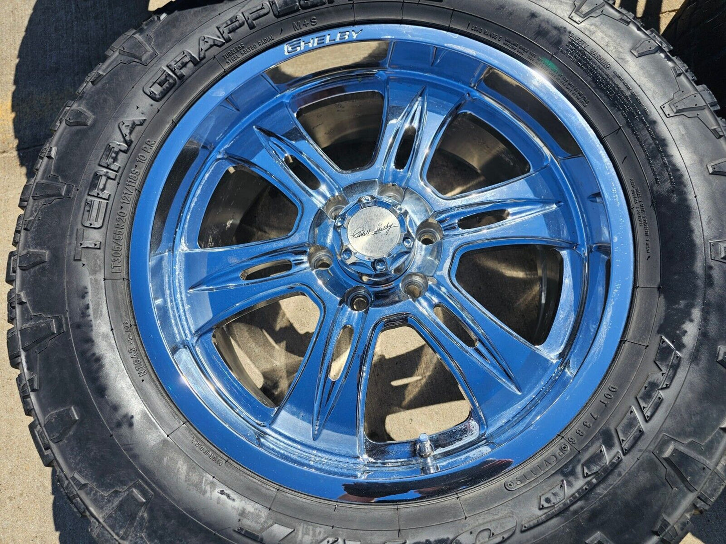20x9 Caroll Shelby Ford F-150 Expedition OEM wheels rims tires 33" NITTO