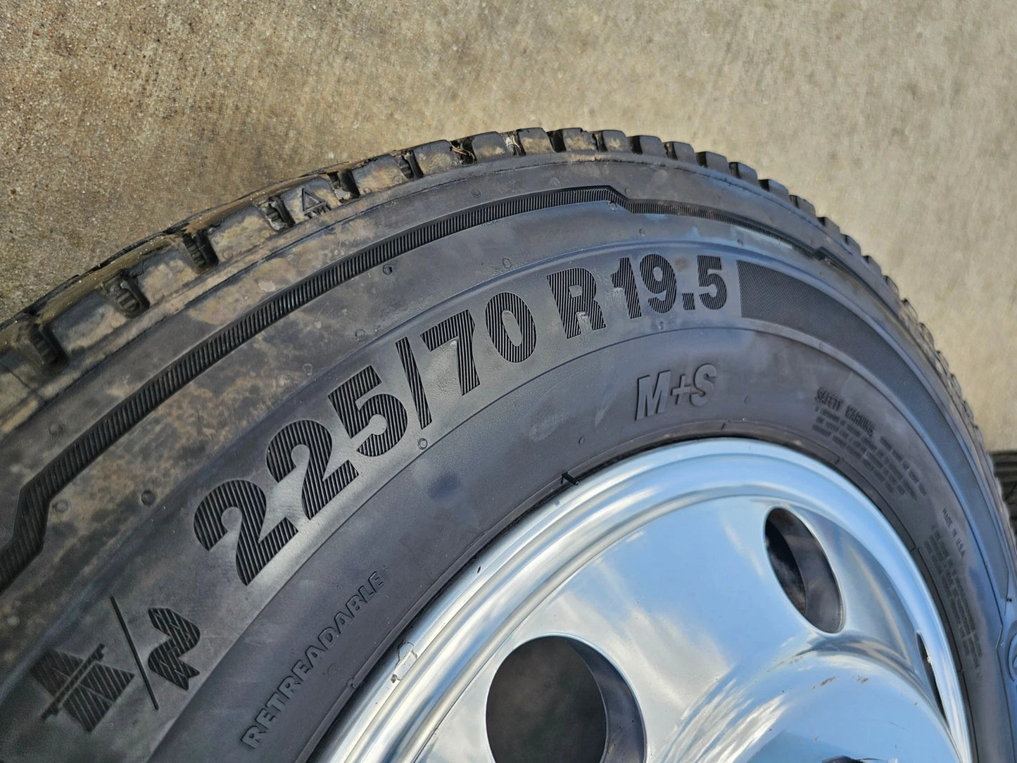 19.5" Ford F-450 Dually F-550 rims wheels RAM 4500 OEM 10x225 2023 2024 2025
