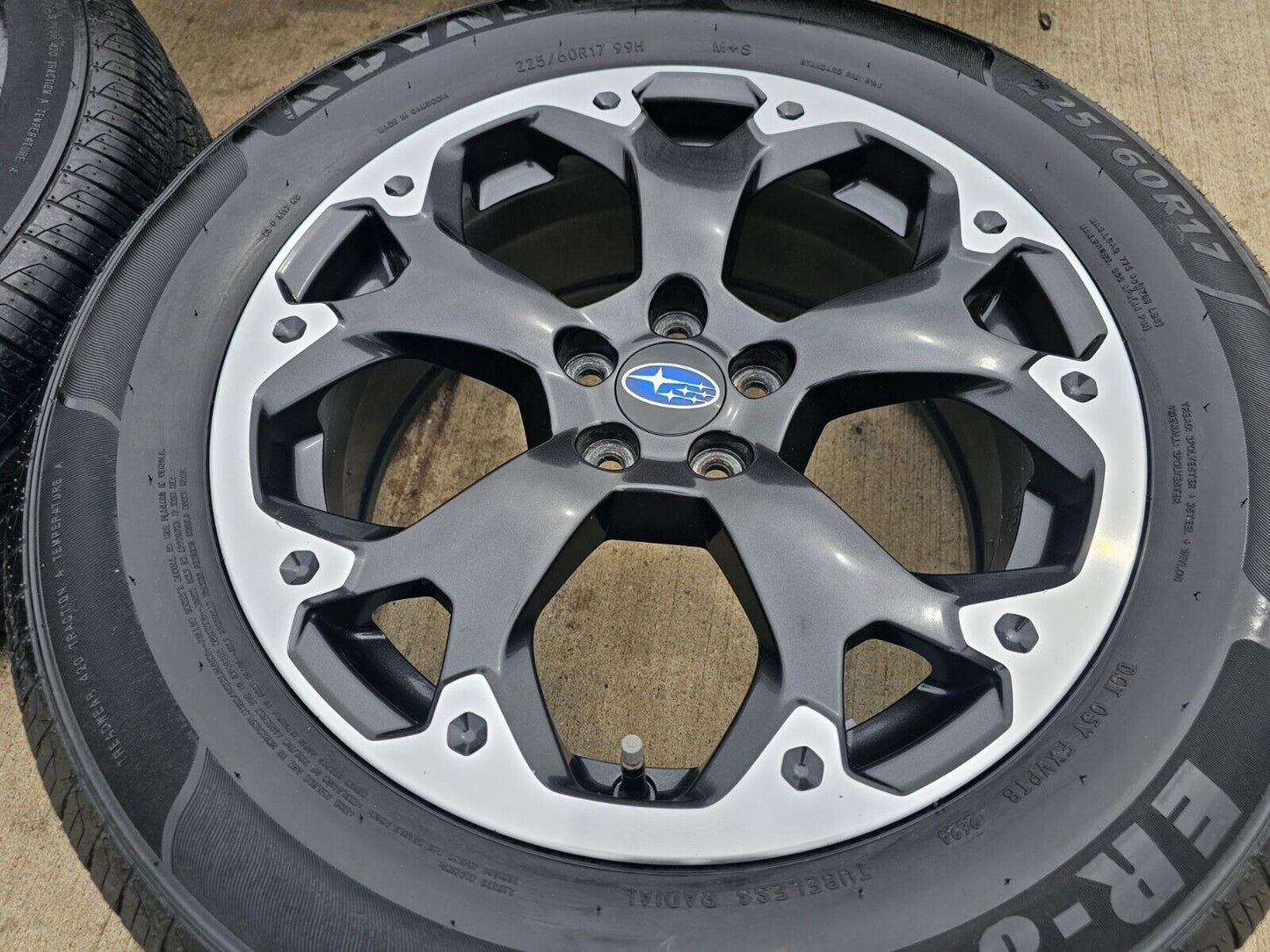 17" Subaru XV Crosstrek OEM wheels rims tires 2022 2023 2024 2025