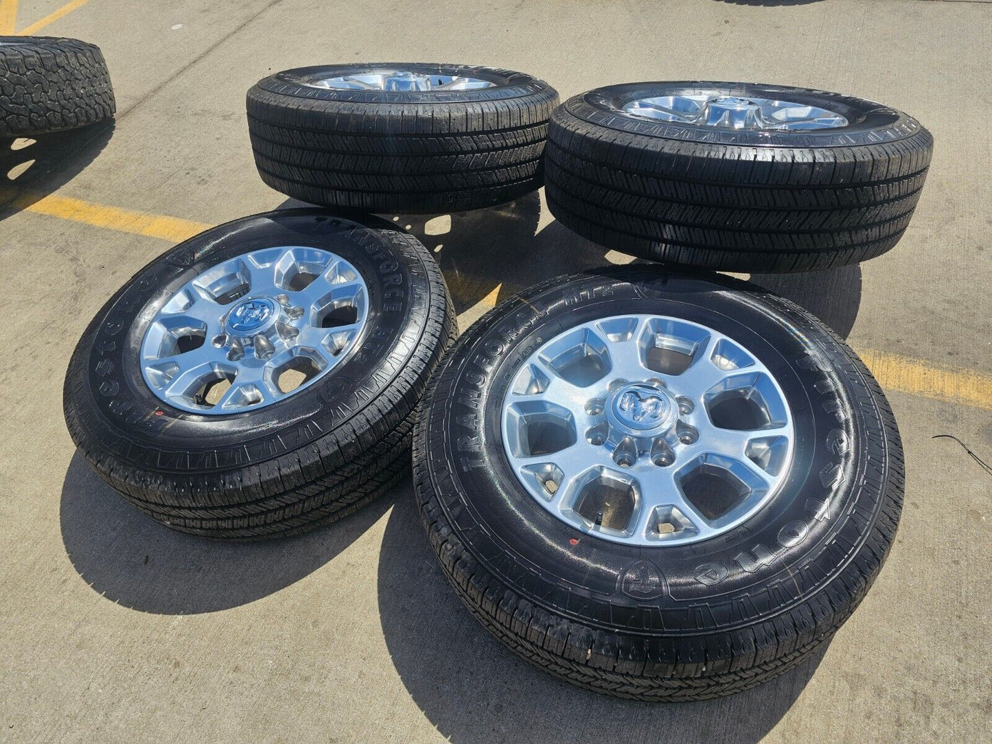 18" Ram 2500 3500 Laramie Power Wagon OEM wheels rims 2693 tires 2024 2025 NEW