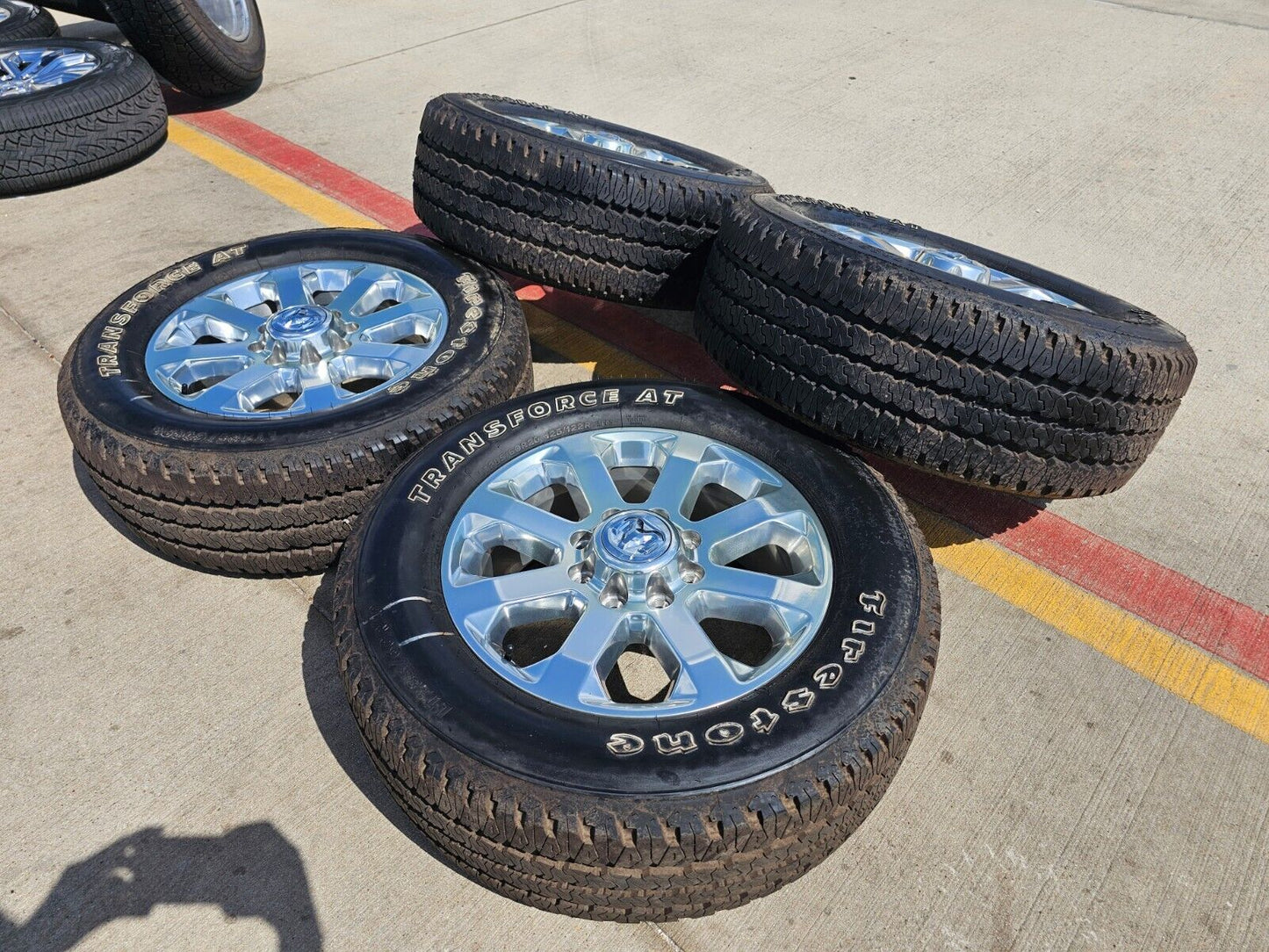20" Dodge Ram 2500 3500 LARAMIE OEM 2700 wheels rims A/T tires 2023 2024 NEW
