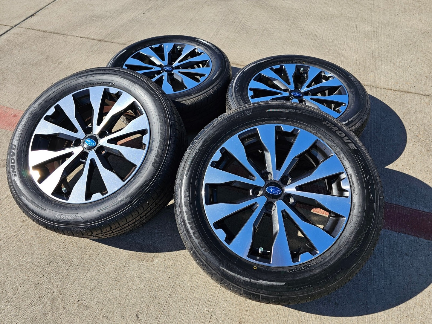 18" Subaru Outback Legacy Forester OEM wheels rims 68826 tires