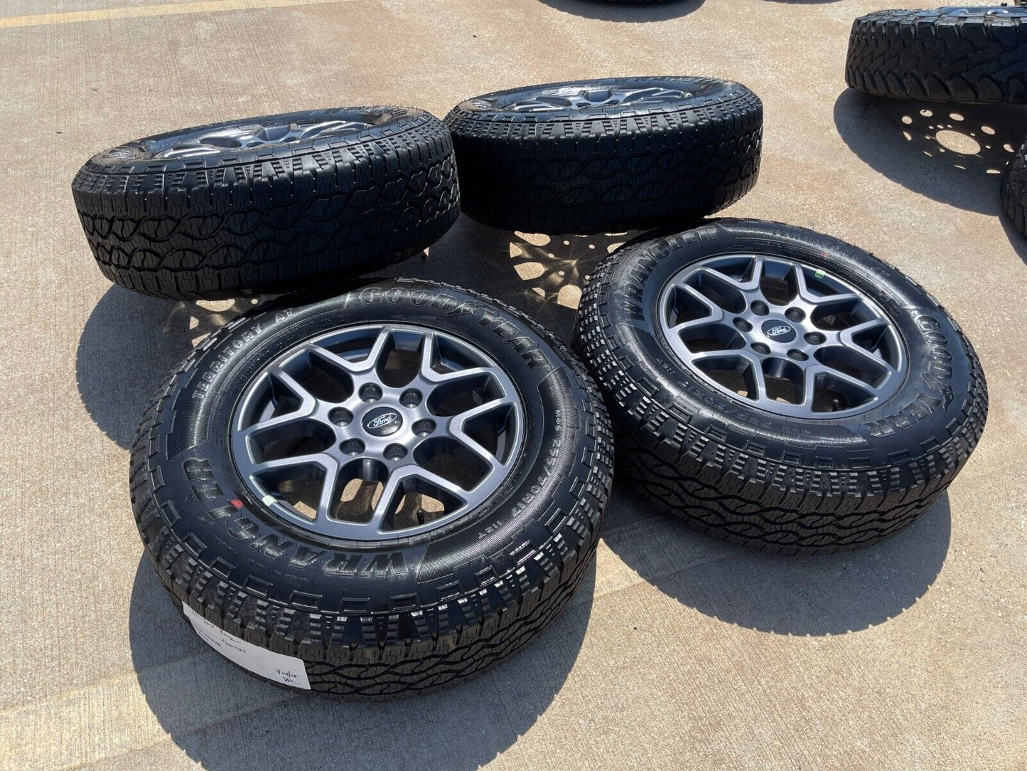 17" Ford Ranger OEM rims wheels tires Bronco N1WZ1007V 2022 2023 2024 2025 NEW