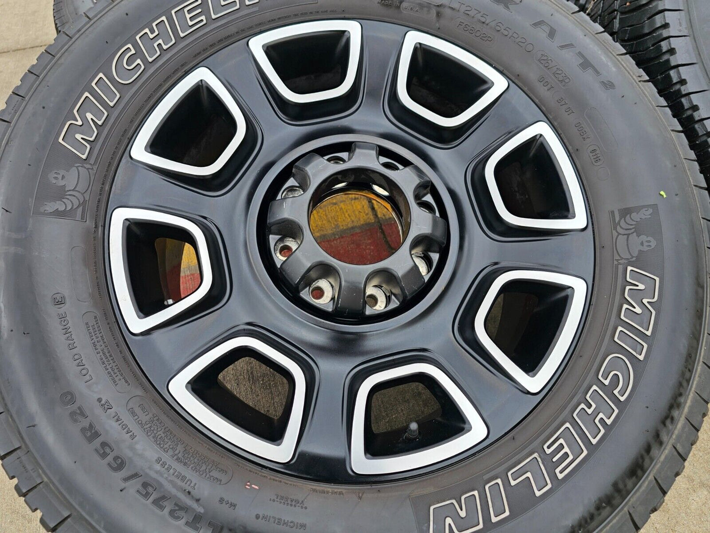 20" Ford F-250 F-350 OEM Lariat Platinum wheels rims 10486 tires 2023 2024 2025