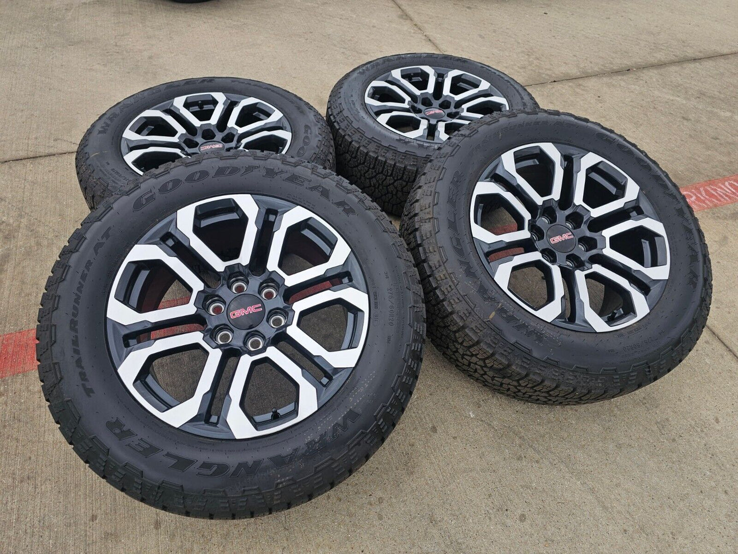 20" GMC Sierra Canyon Chevy Silverado OEM wheels rims 95780 tires 2024 2025 NEW