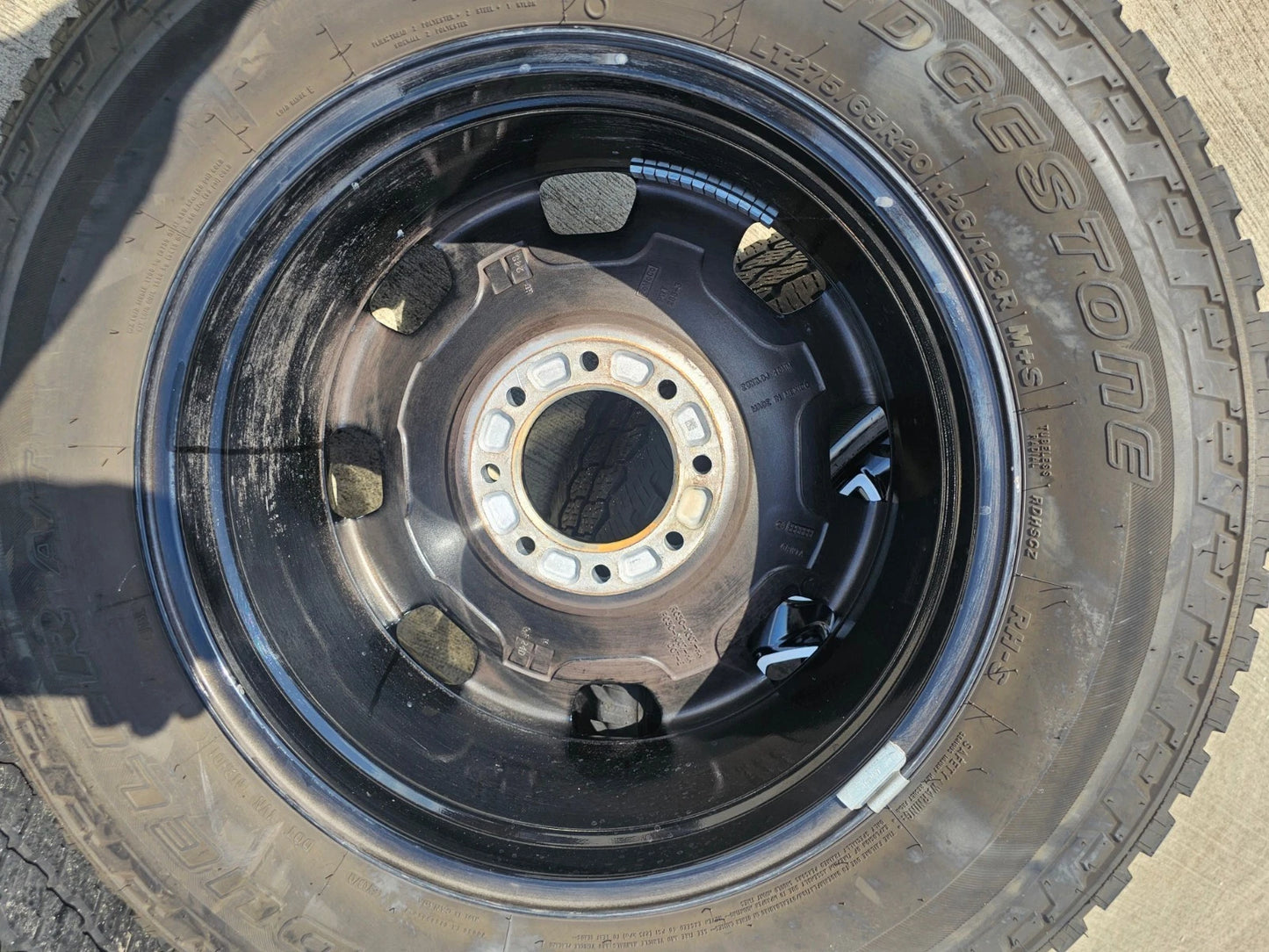 20" Ford F-250 F-350 OEM Lariat Platinum wheels rims 10486 tires 2024 2025