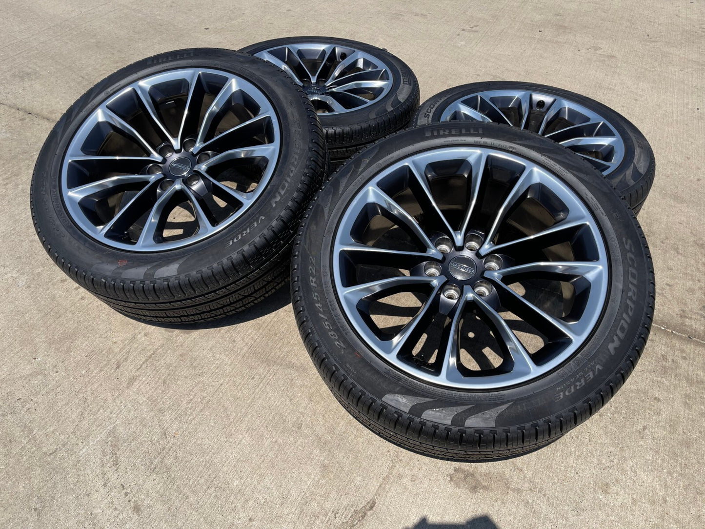 22" Jeep Grand Wagoneer OEM LIMITED 9298 rims wheels RAM 1500 NEW