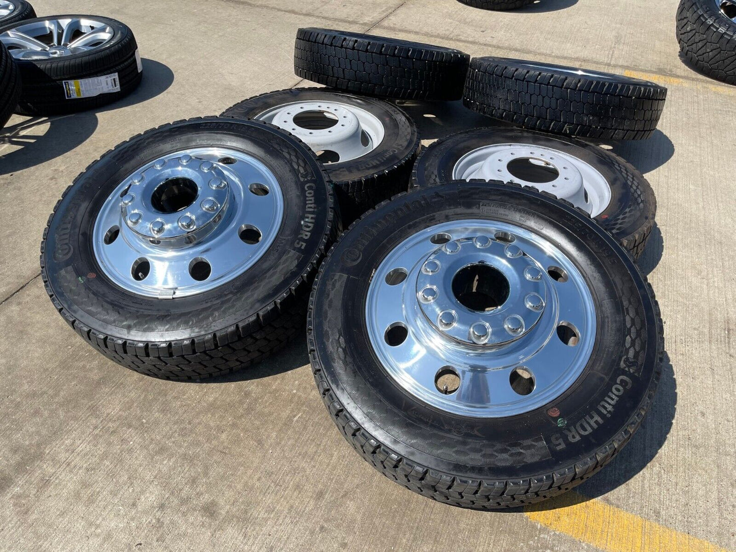 19.5" Ford F-450 Dually F-550 rims wheels RAM 4500 OEM 10x225 2023 2024 2025 NEW