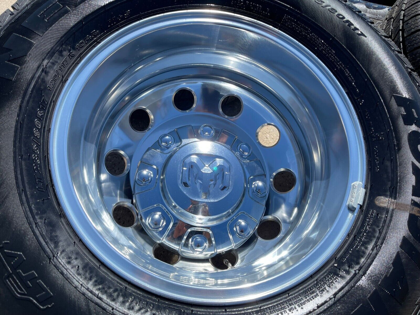 17" Dodge Ram 3500 Dually Laramie 8x200 wheels rims 2701 2702 OEM 2024 2025 NEW