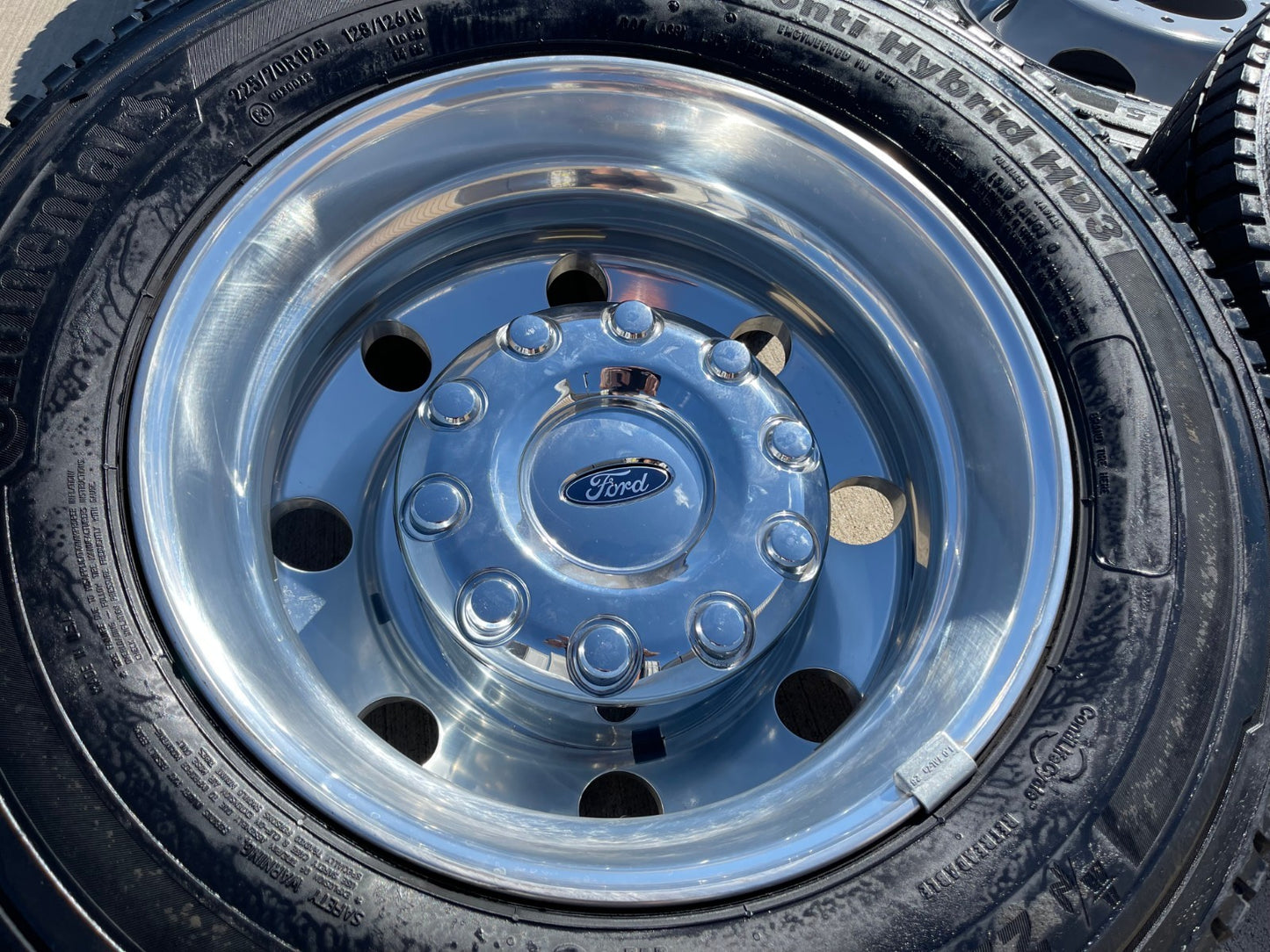 19.5" Ford F-450 Dually F-550 rims wheels RAM 4500 OEM 10x225 2023 2024 2025