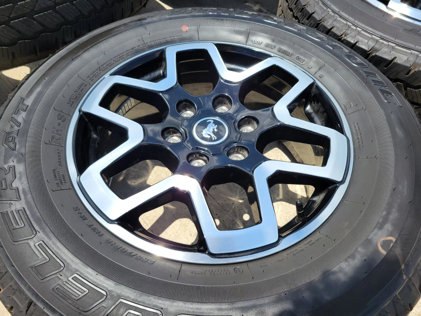 18" Ford Ranger Bronco wheels rims 95213 10389 black 2022 2023 2024 2025 NEW