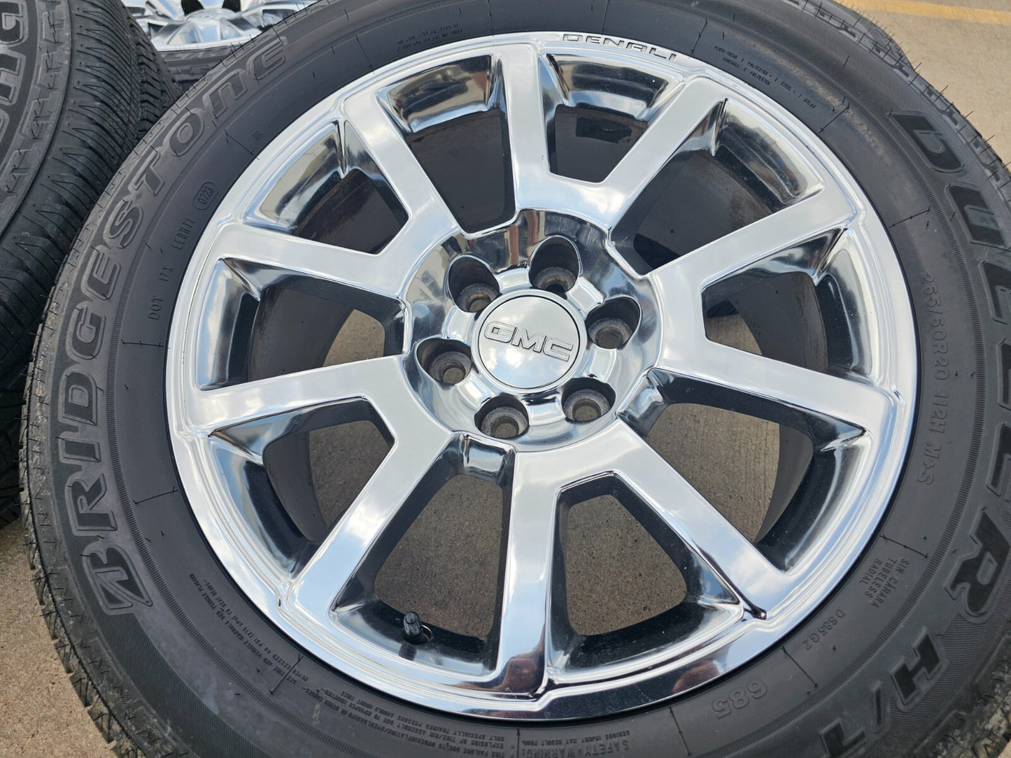 20" GMC Sierra Yukon Denali OEM CHROME wheels rims 5644 tires