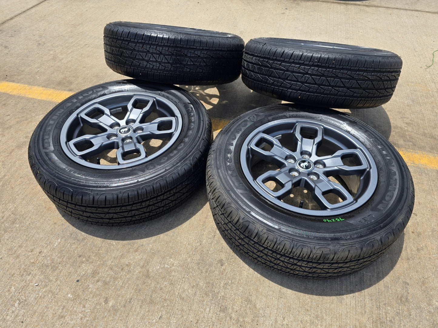 17" Ford Bronco Sport Maverick rims wheels 95019 10325 OEM 2023 2024 2025